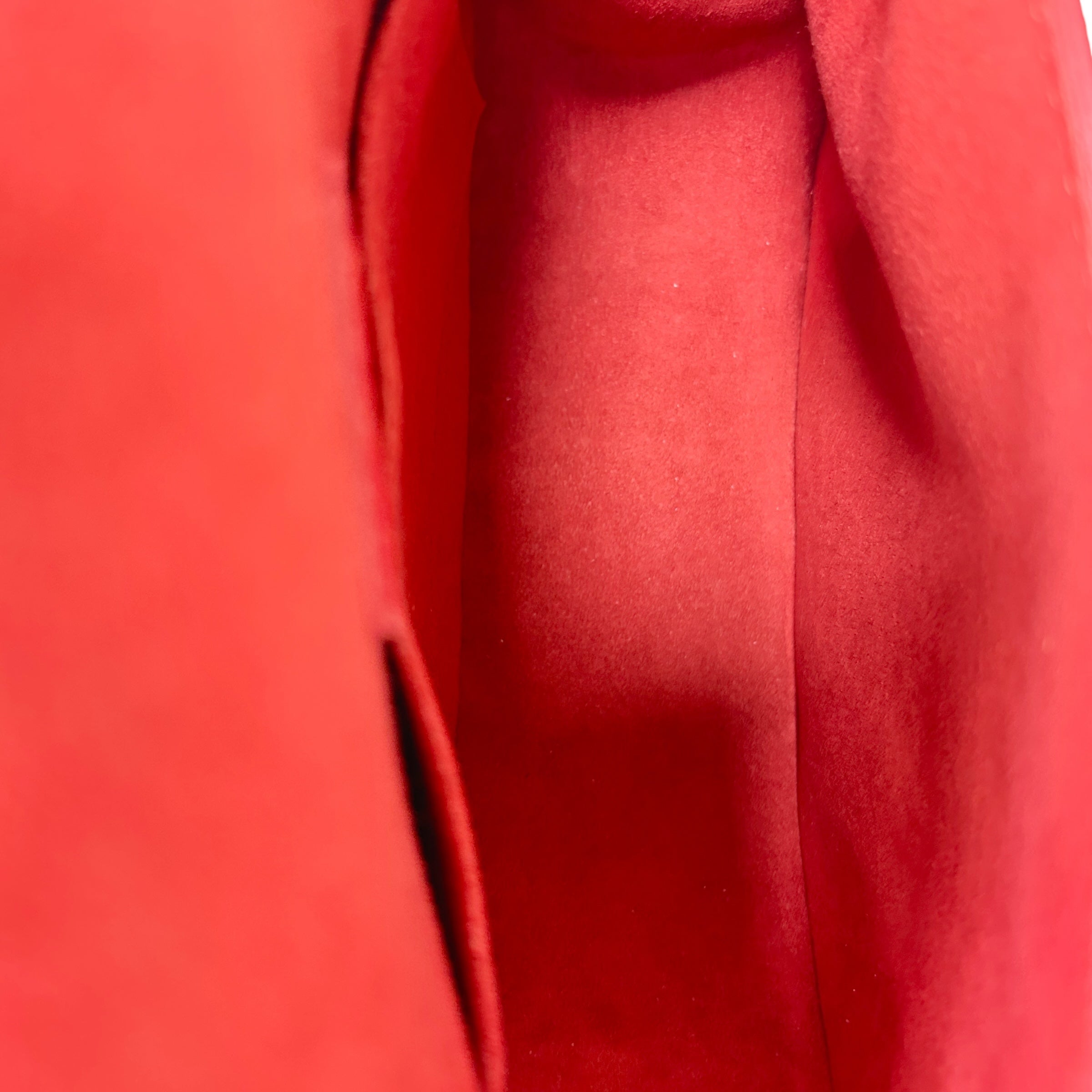 Red Monogram Empreinte Leather Junot Bag w/GHW