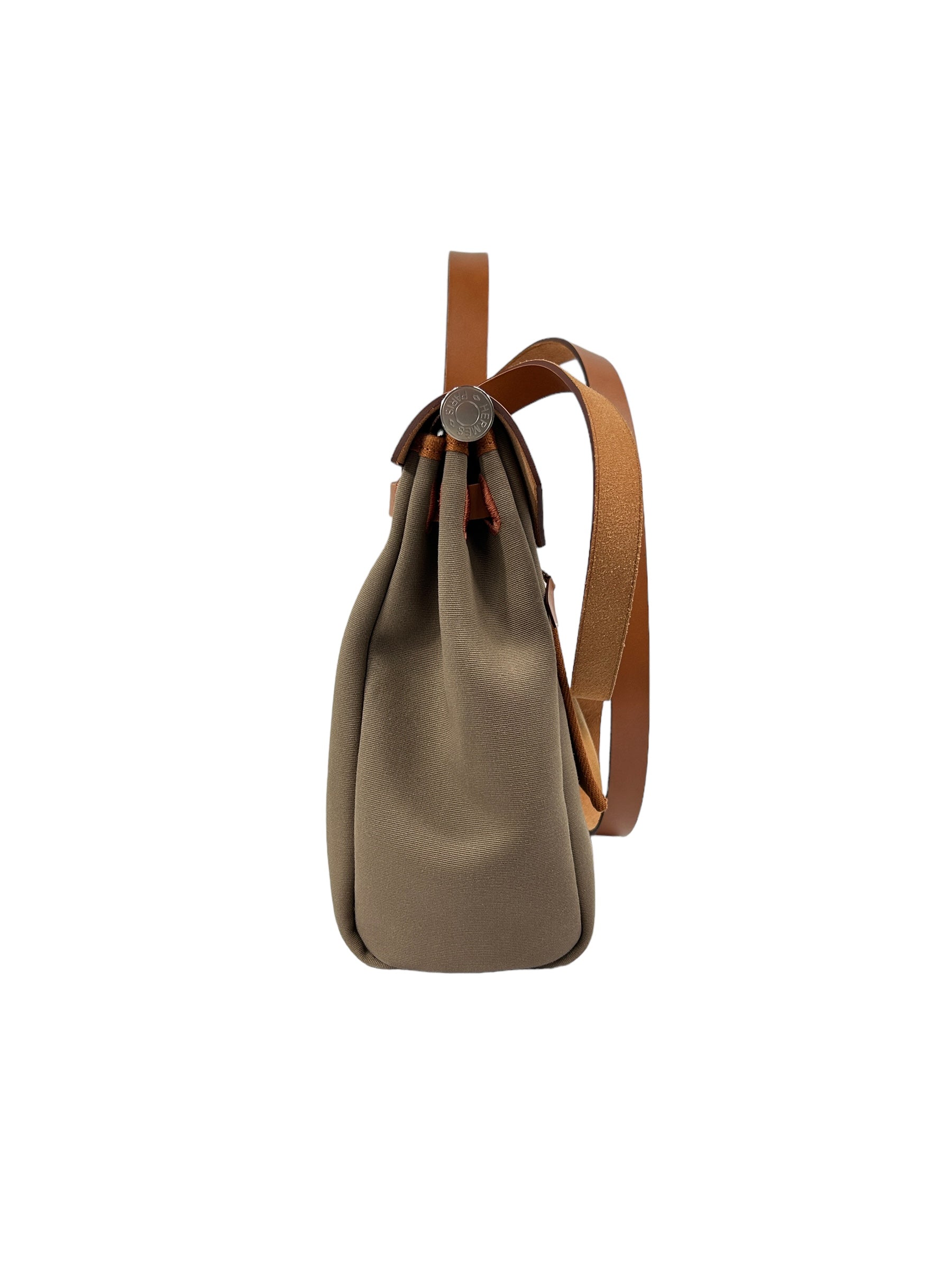 Herbag Etoupe/Dune/Fauve Zip 31 Retourne Verso Bag w/PHW