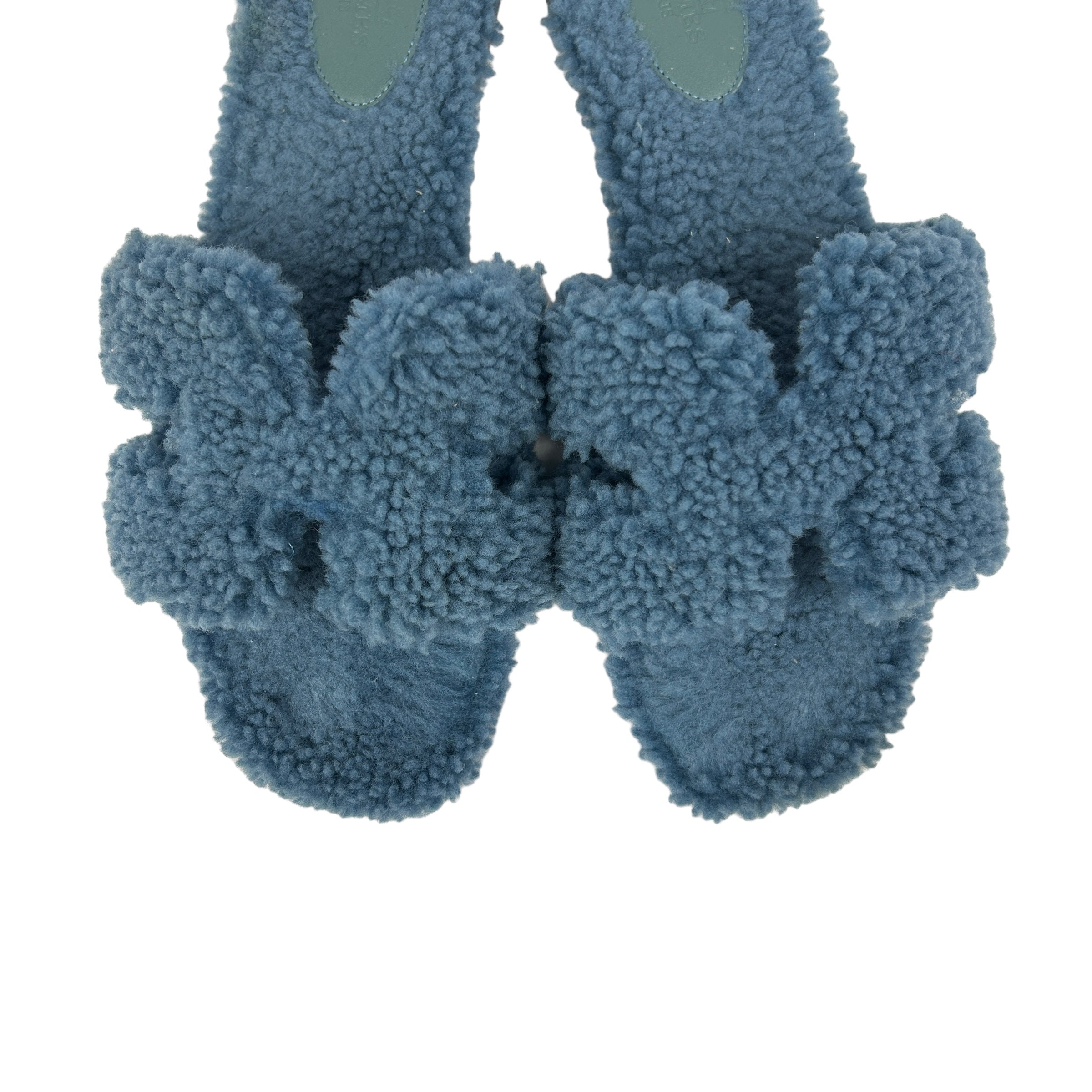 Blue Teddy Oran Sandals