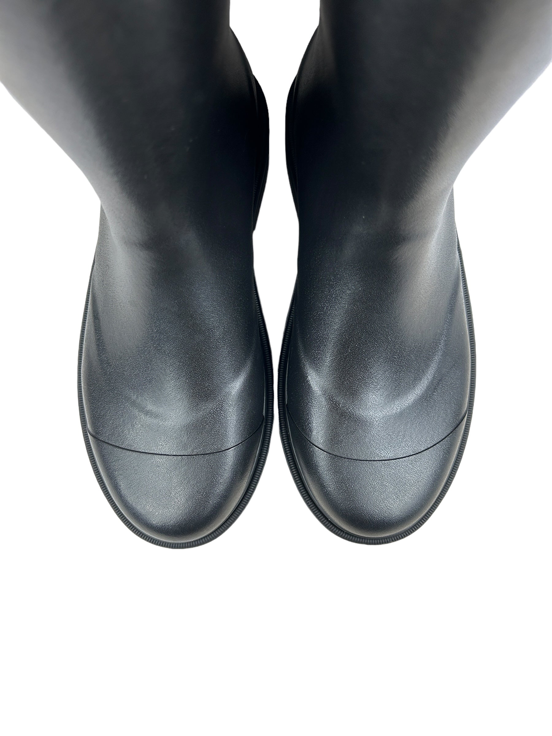 Black Rubber CC Rainboots