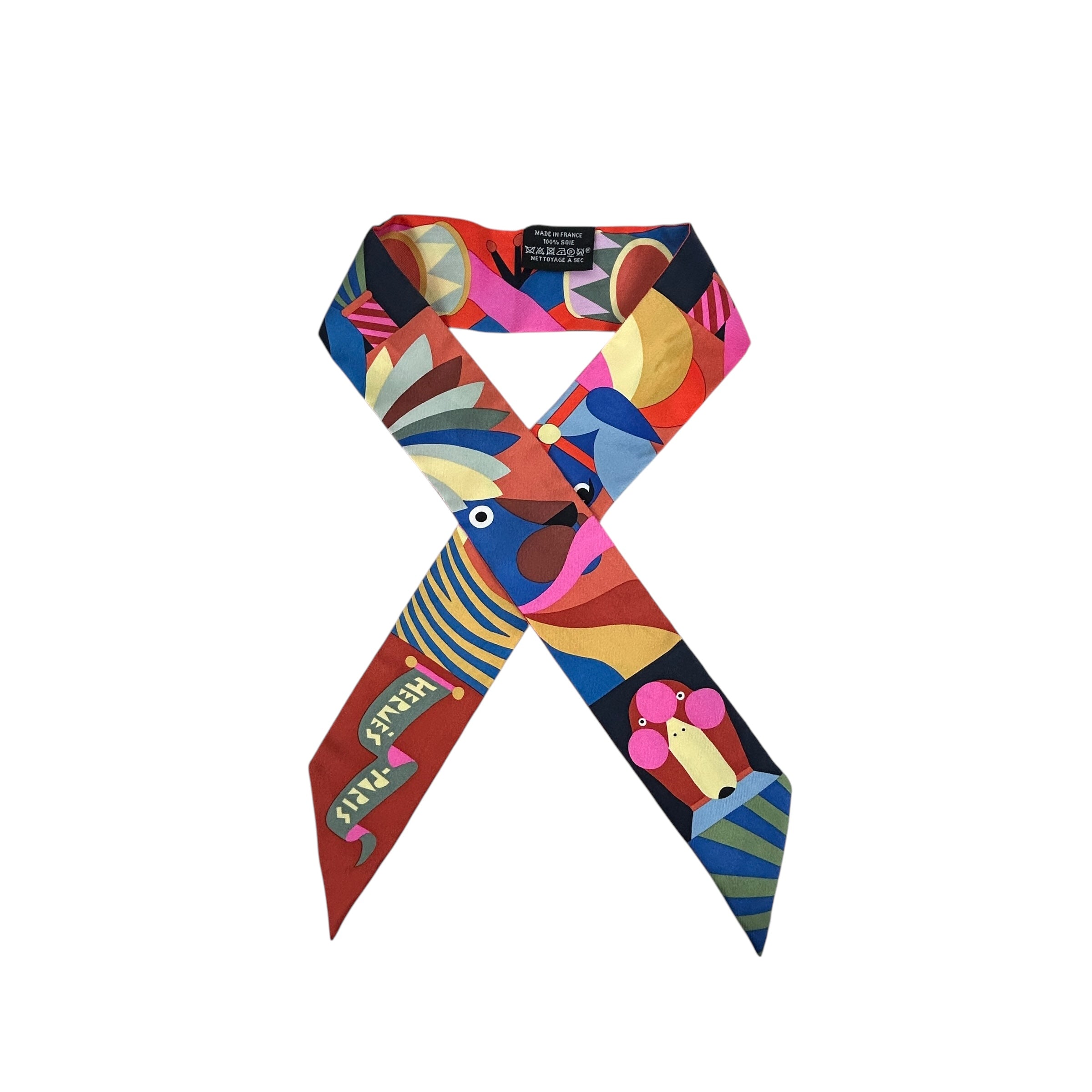 Parade en Fanfare Silk Twilly #2