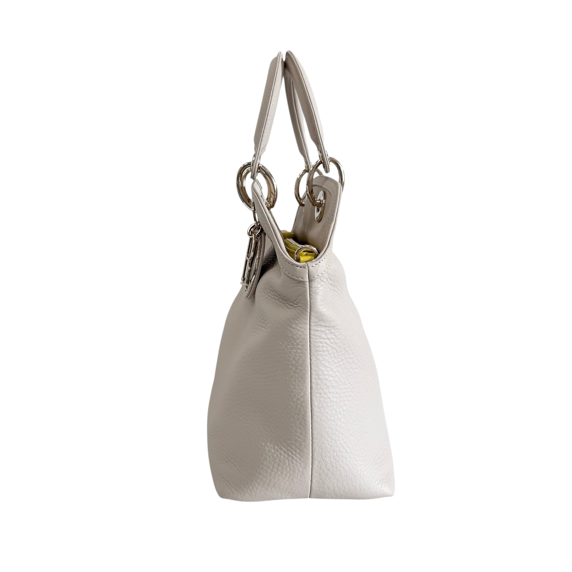 Beige Leather Granville 2 Way Bag w/GHW