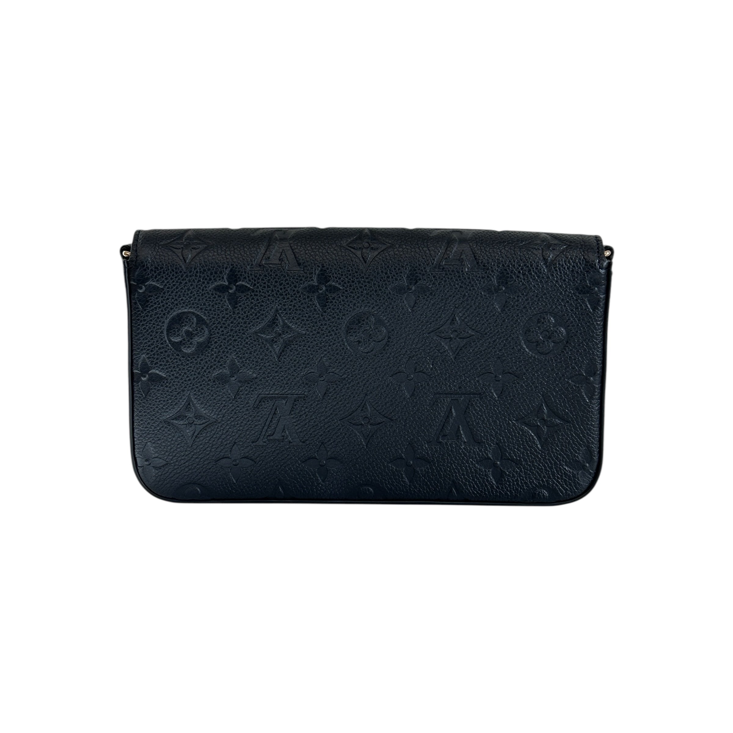 Black Monogram Empreinte Leather Felicie Pochette Bag