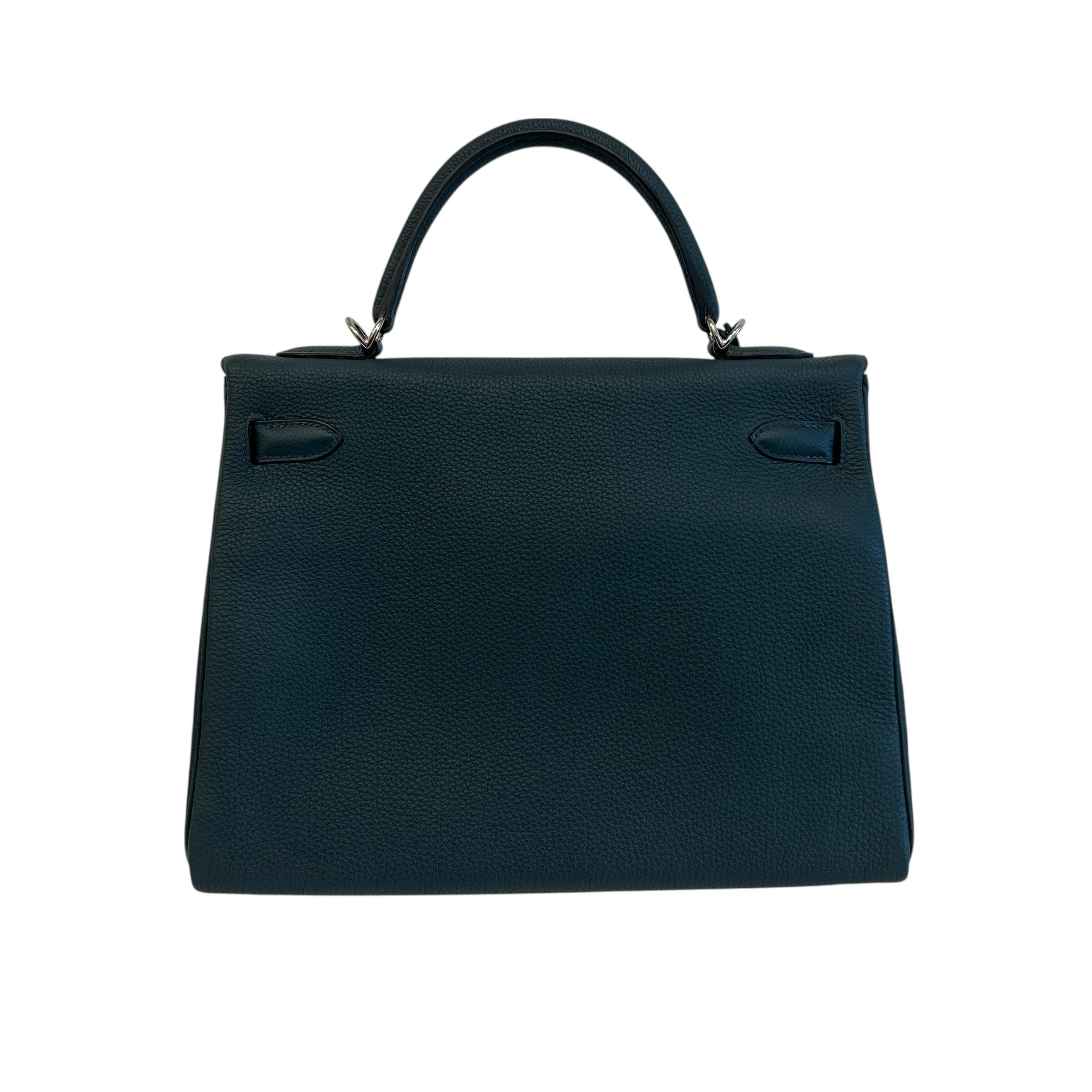 Vert Cypres Togo Leather Kelly II 32 Retourne