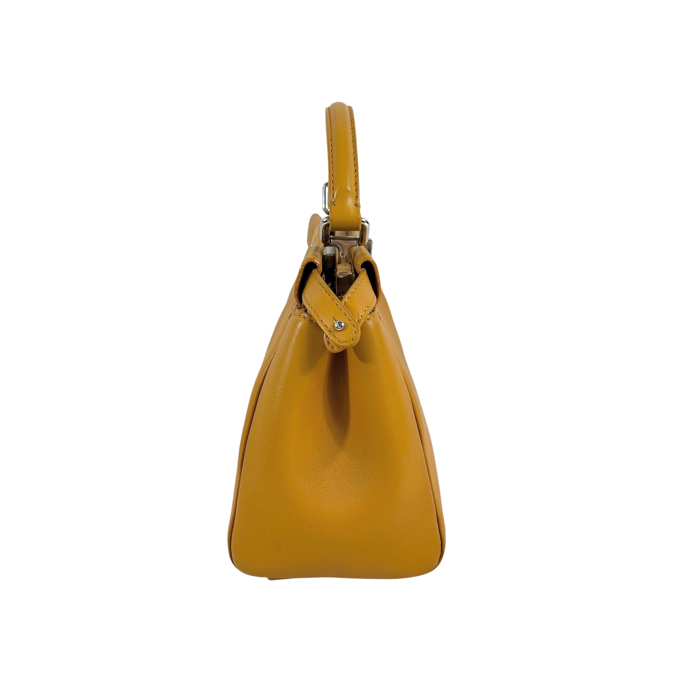 Mustard Yellow Nappa Mini Peekaboo w/SHW