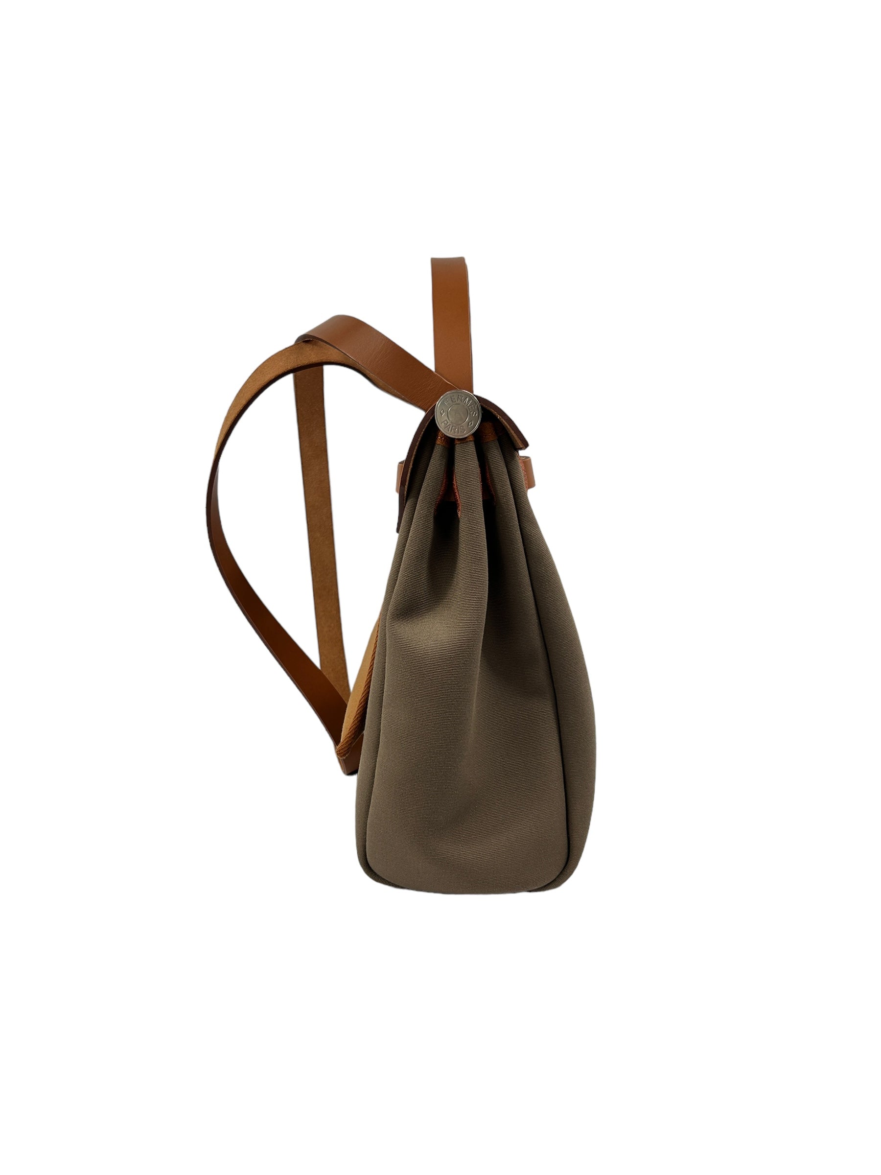 Herbag Etoupe/Dune/Fauve Zip 31 Retourne Verso Bag w/PHW