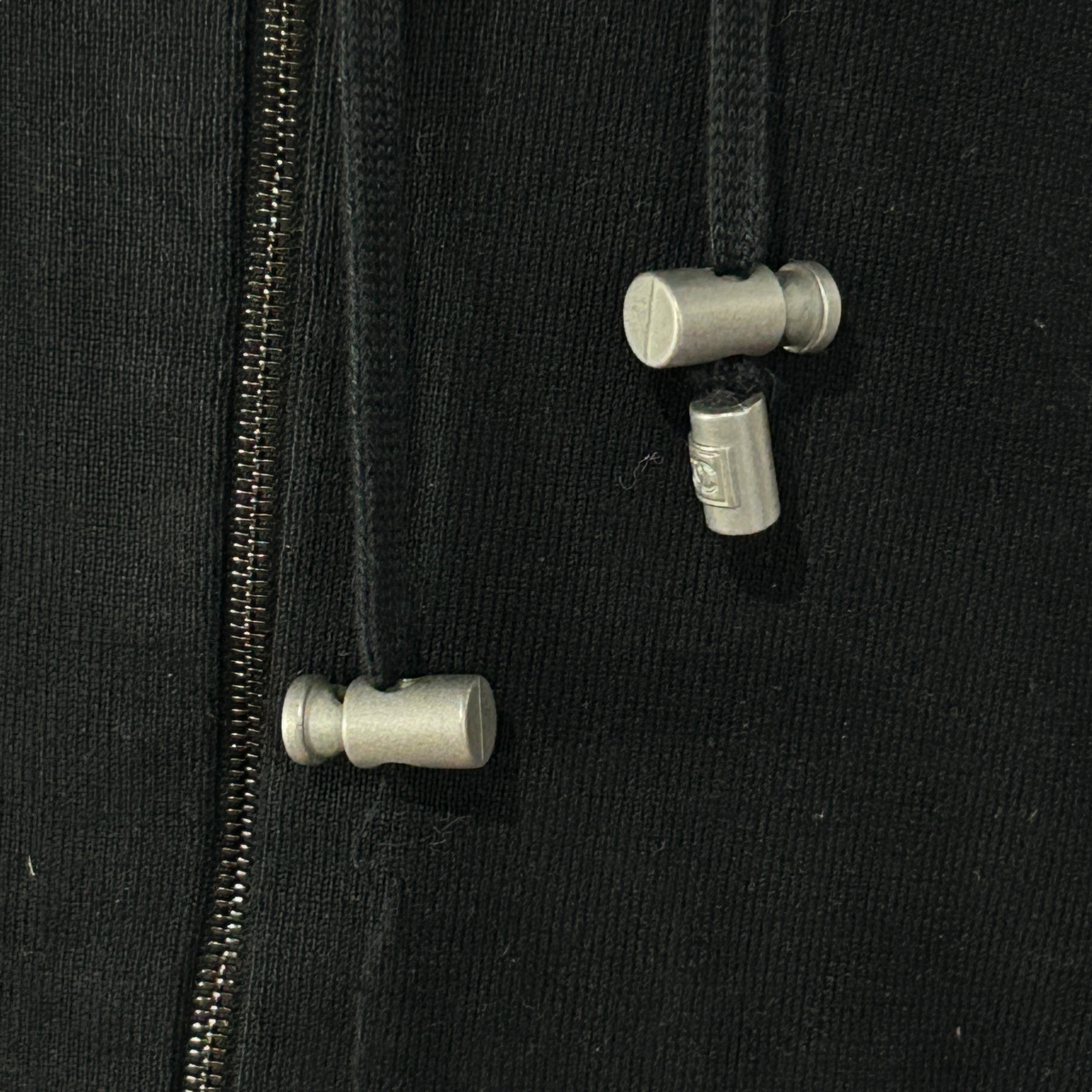 Vintage Black Cotton Hoodie w/CC logo w/SHW