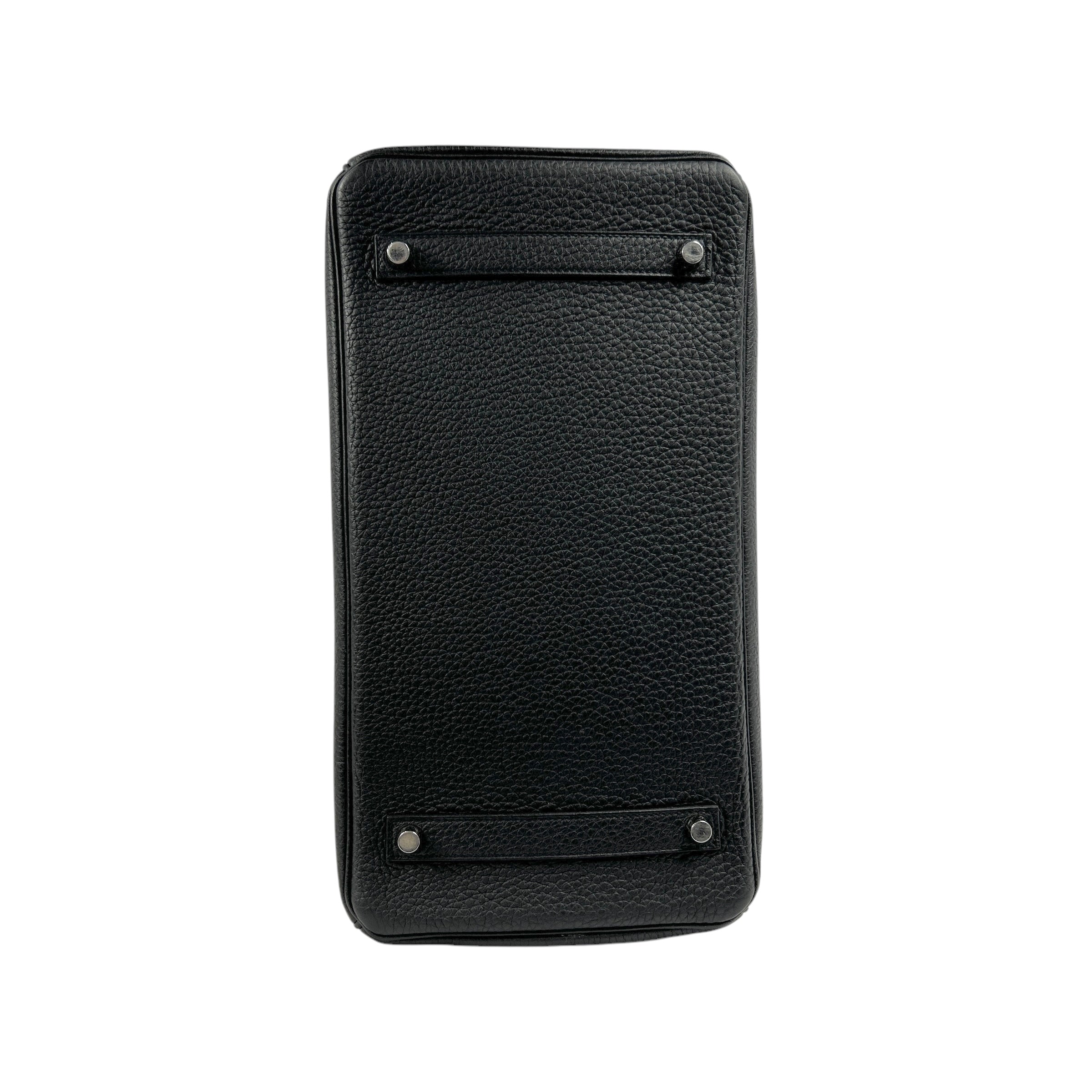 Black Clemence Leather Birkin 35 Bag w/PHW