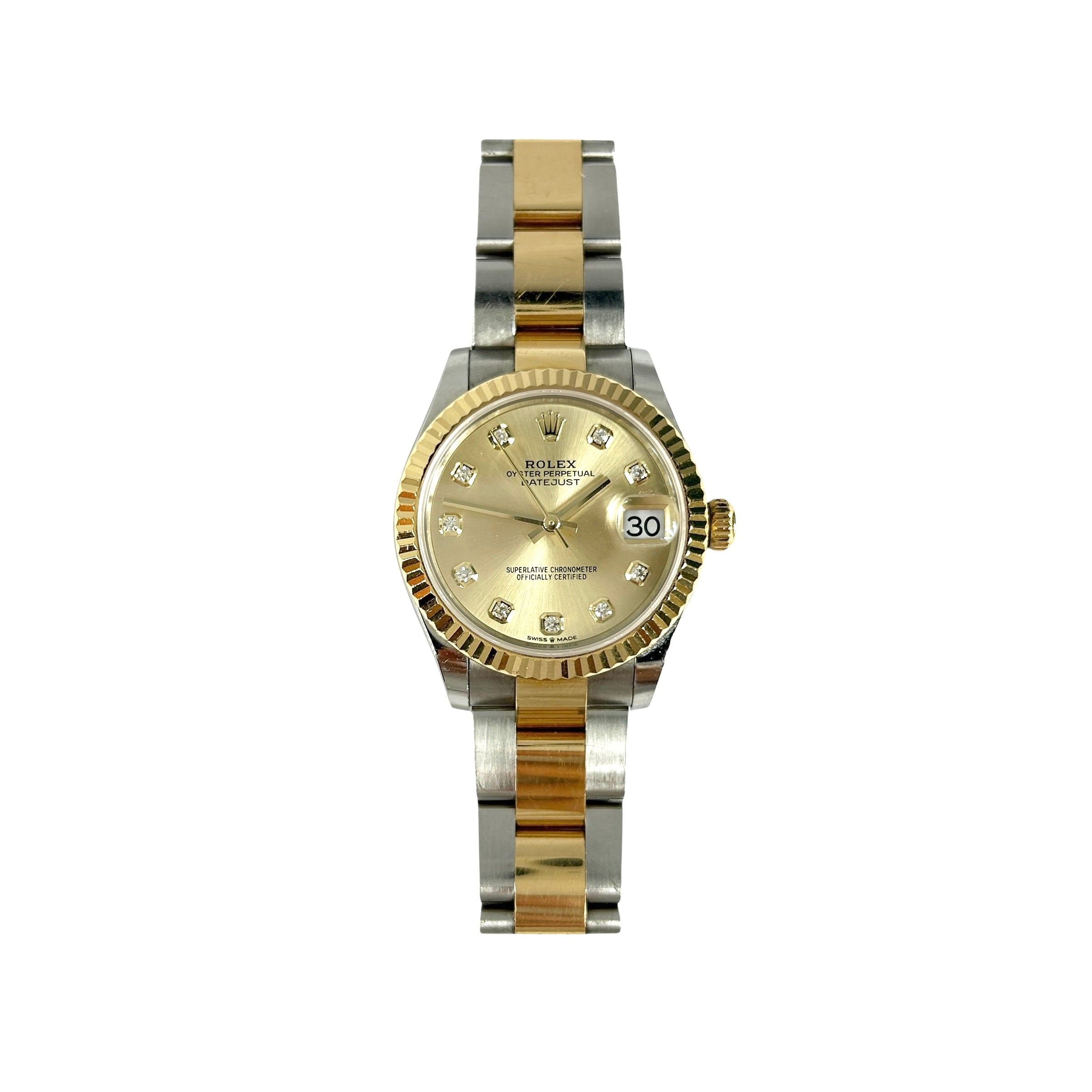 Datejust Stainless Steel and Yellow Gold Ladies Watch