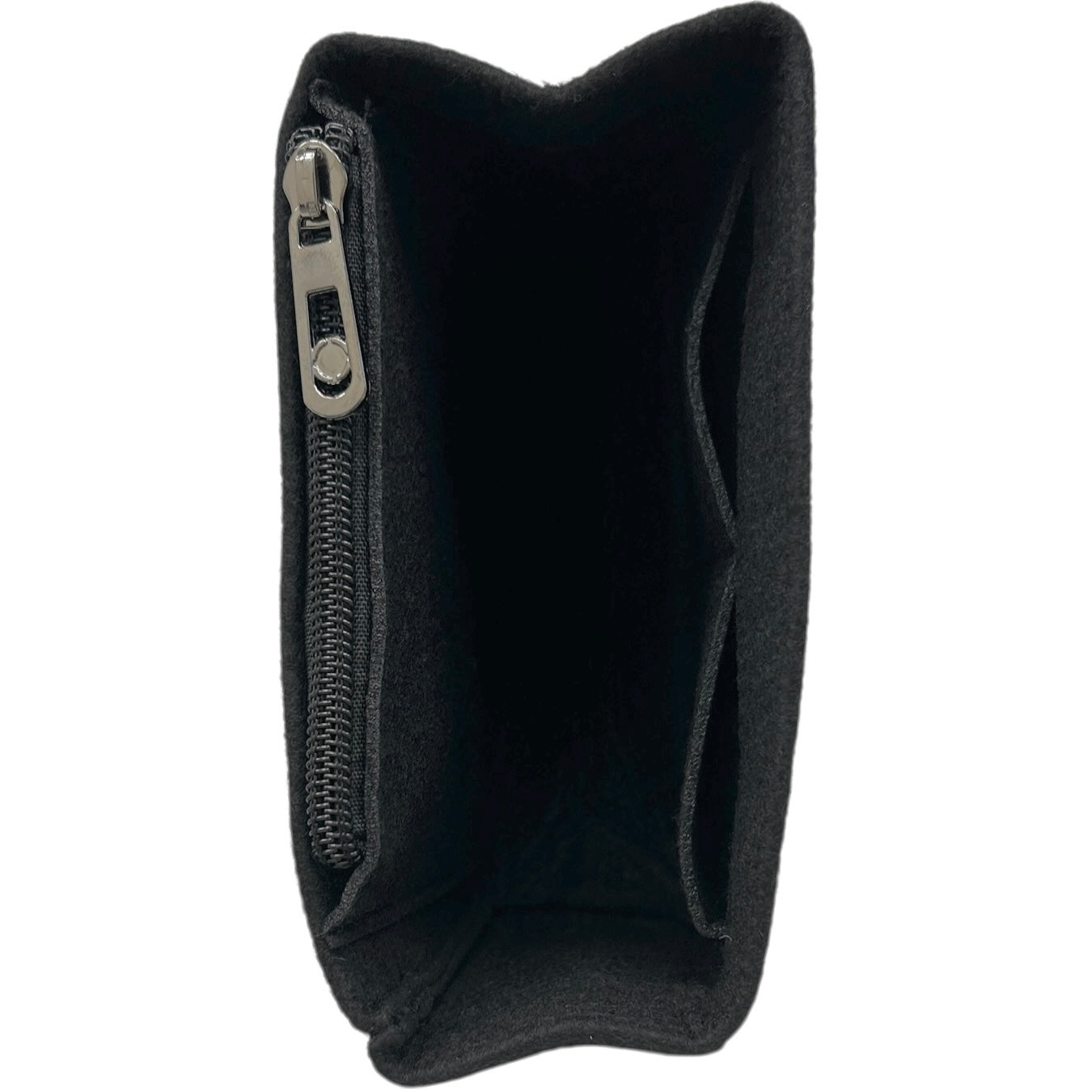 Black Chanel Square Mini Felt Bag Insert/Organizer