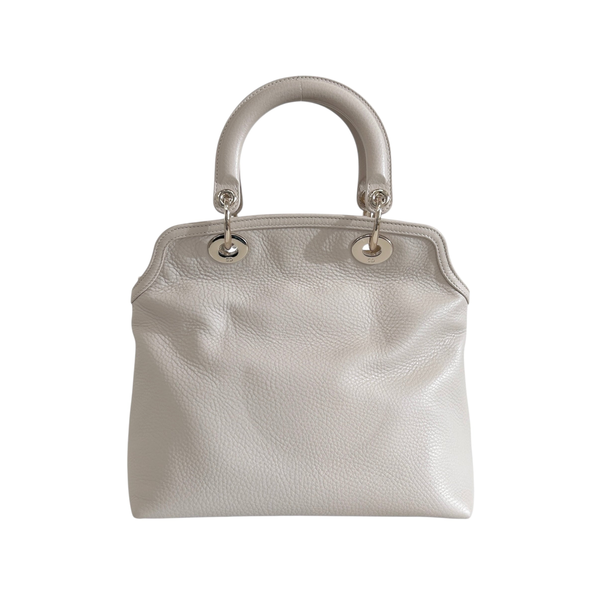 Beige Leather Granville 2 Way Bag w/GHW