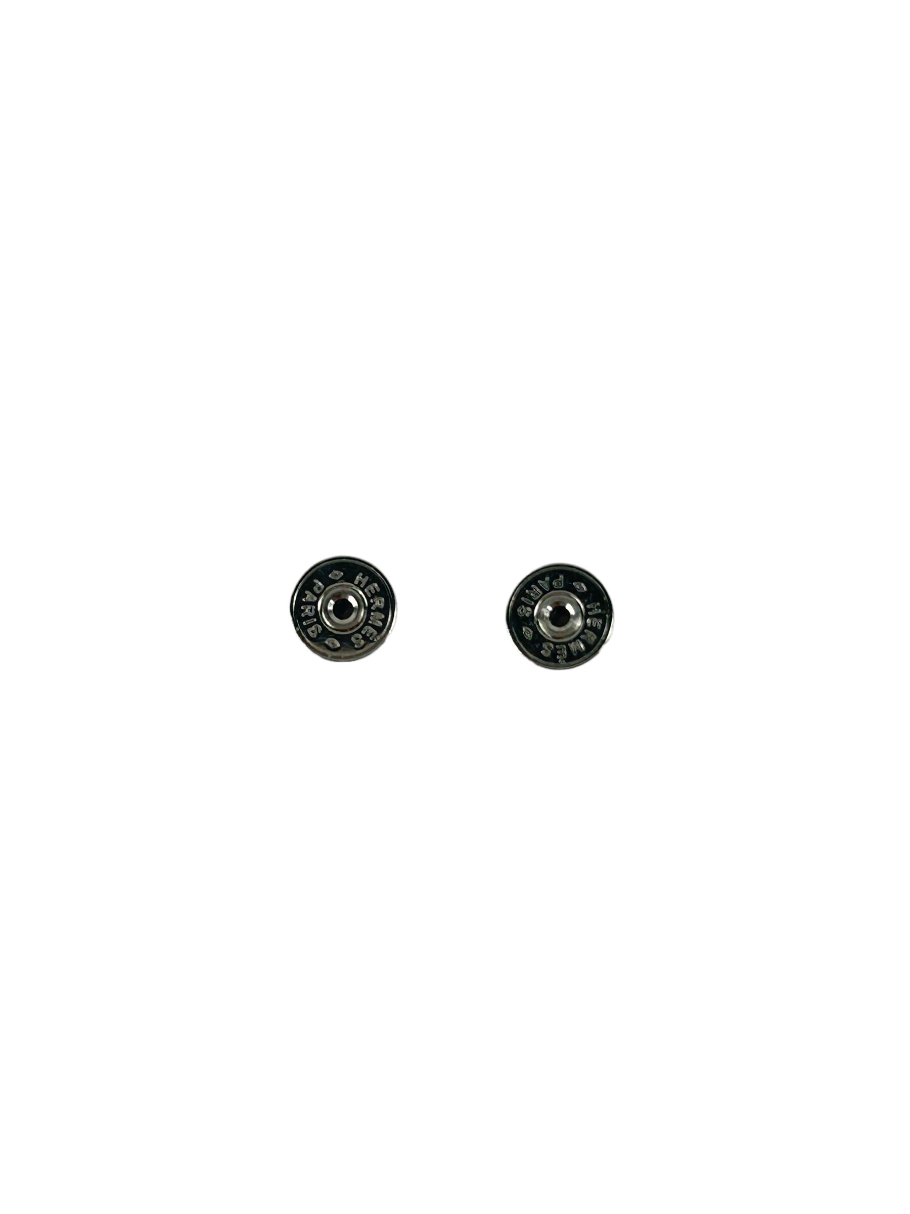 Rose Dragee Mini H Pop Stud Earrings w/PHW