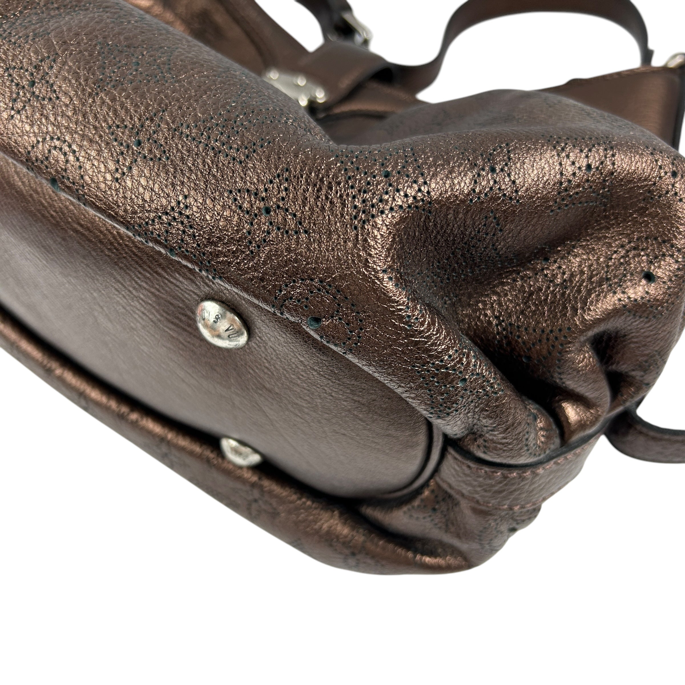 Metallic Mordore Monogram Mahina Leather XS Bag w/SHW