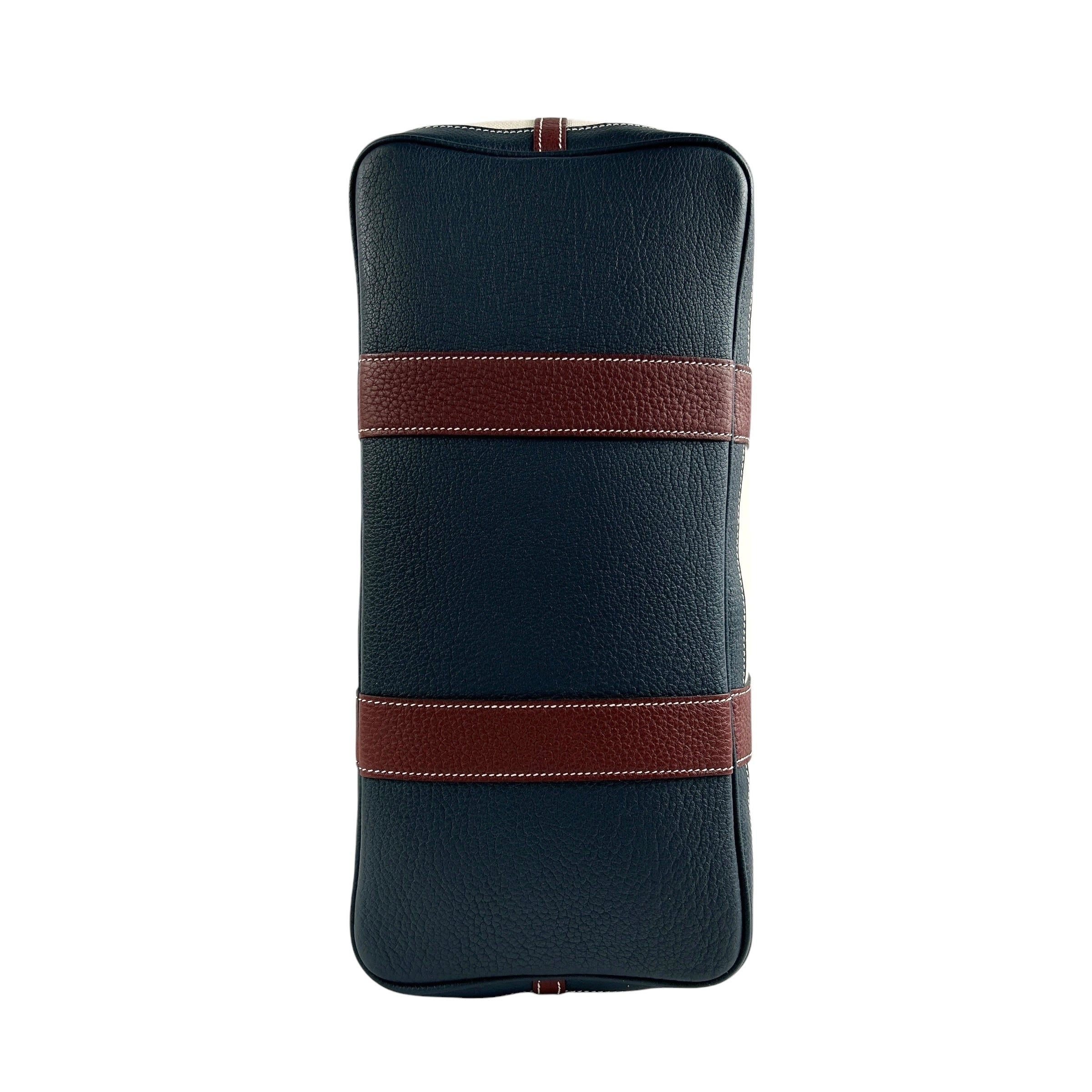 Etoile Canvas and Negonda Burgundy & Navy Leather Garden Party 36 w/PHW
