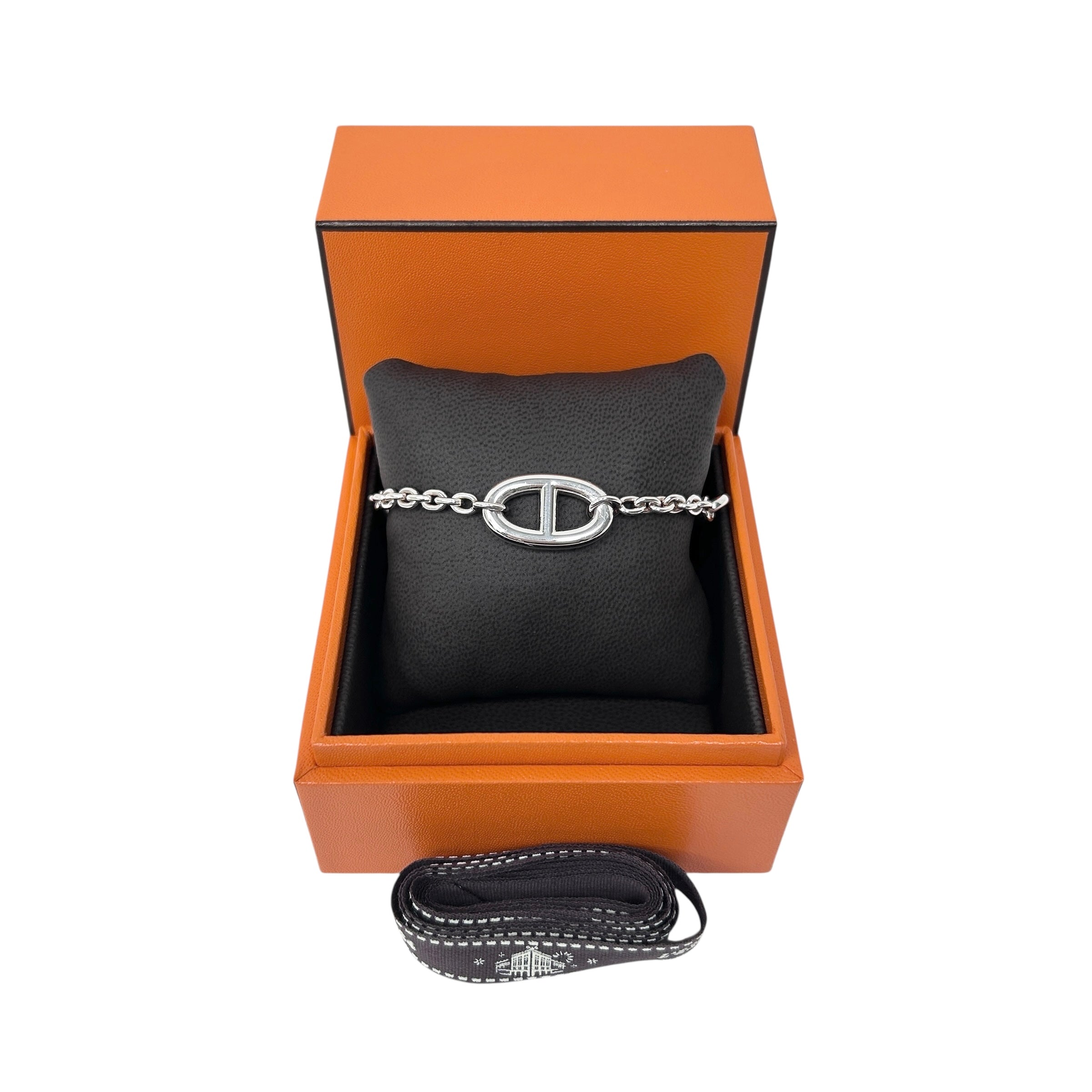 Sterling Silver Farandole Chain Link Toggle Bracelet