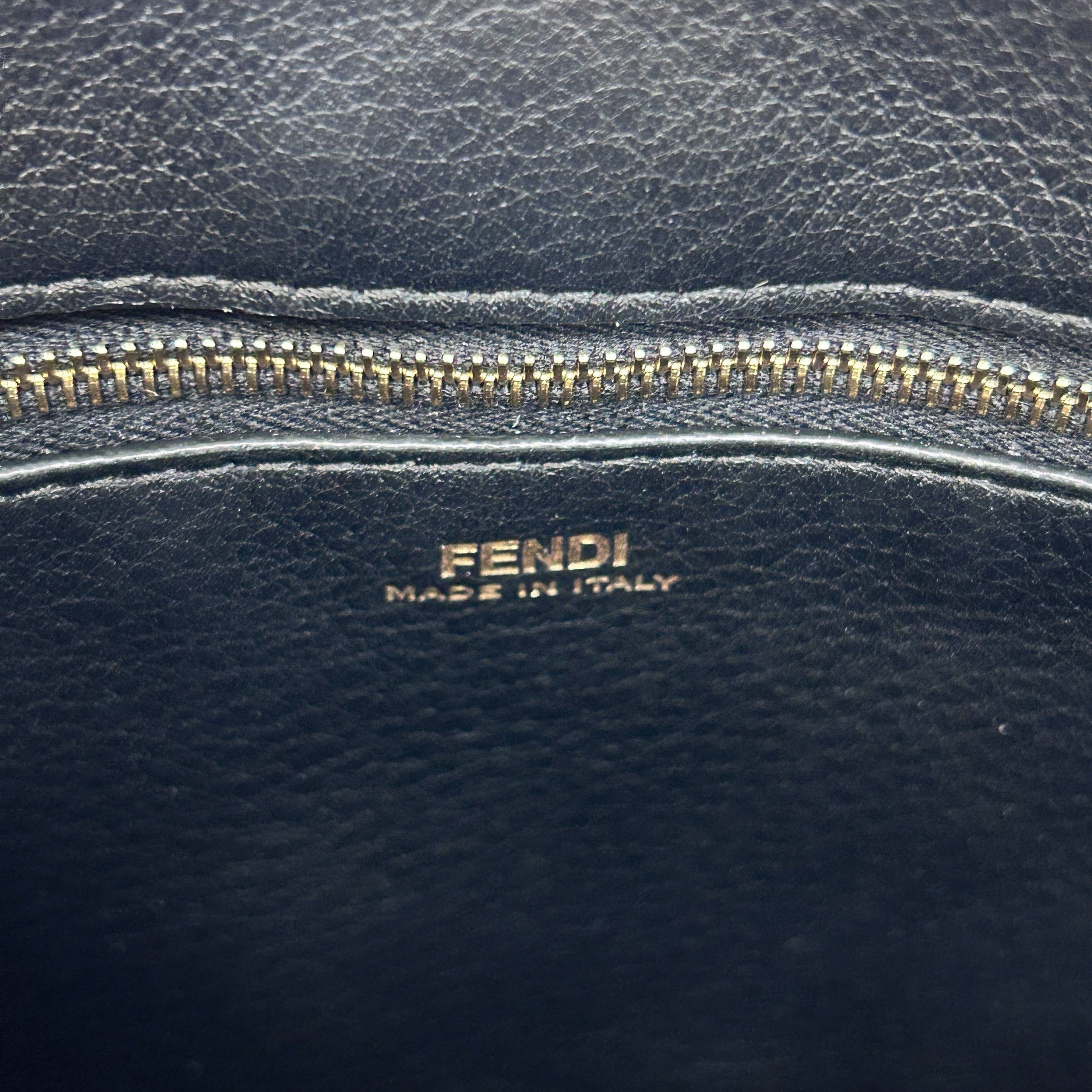 Gold Metallic Leather Hypnotic Dotcom Small Two-way Bag w/GHW