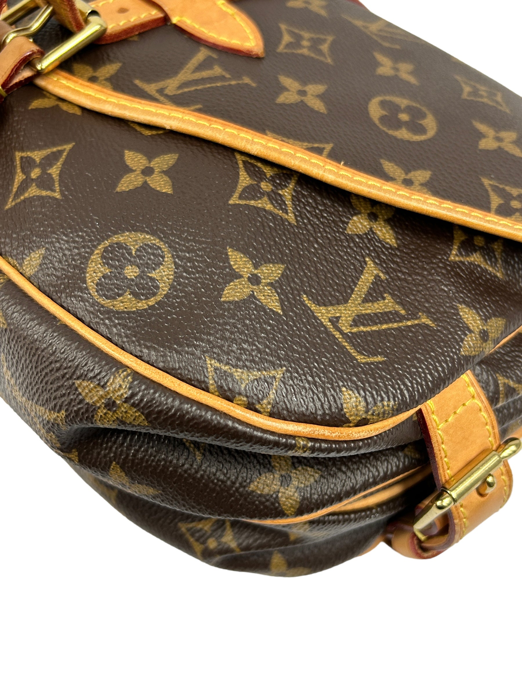 Monogram Coated Canvas Saumur 30 Bag w/GHW