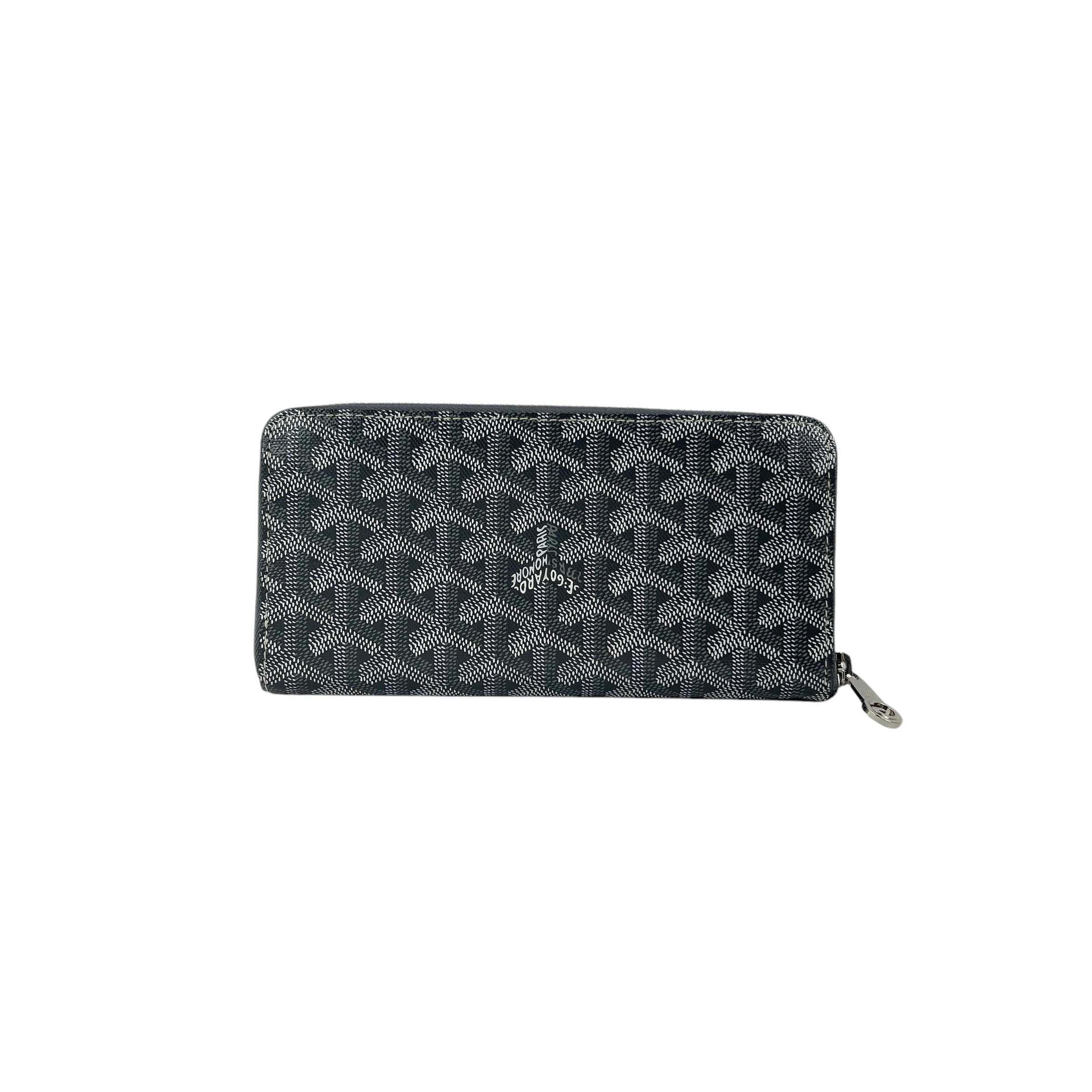 Grey Matignon GM Zippy Wallet w/SHW
