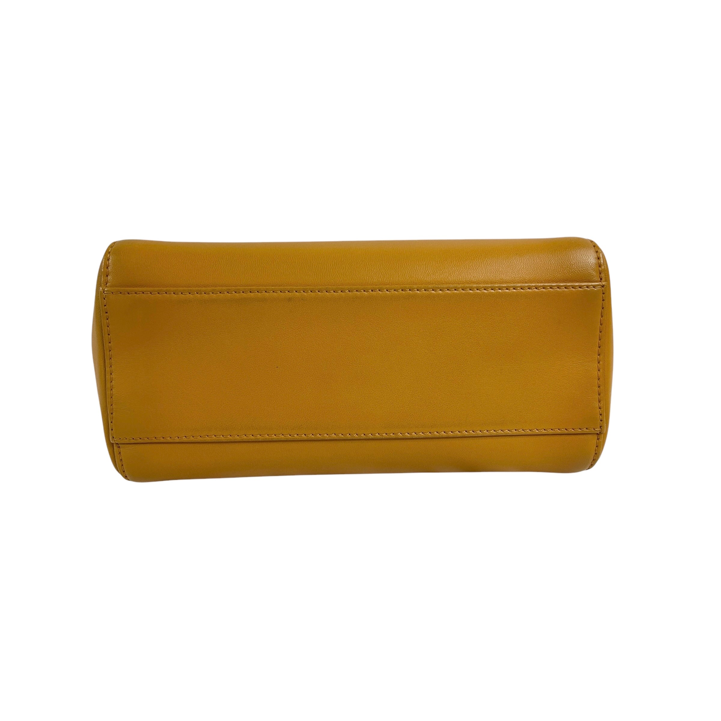 Mustard Yellow Nappa Mini Peekaboo w/SHW