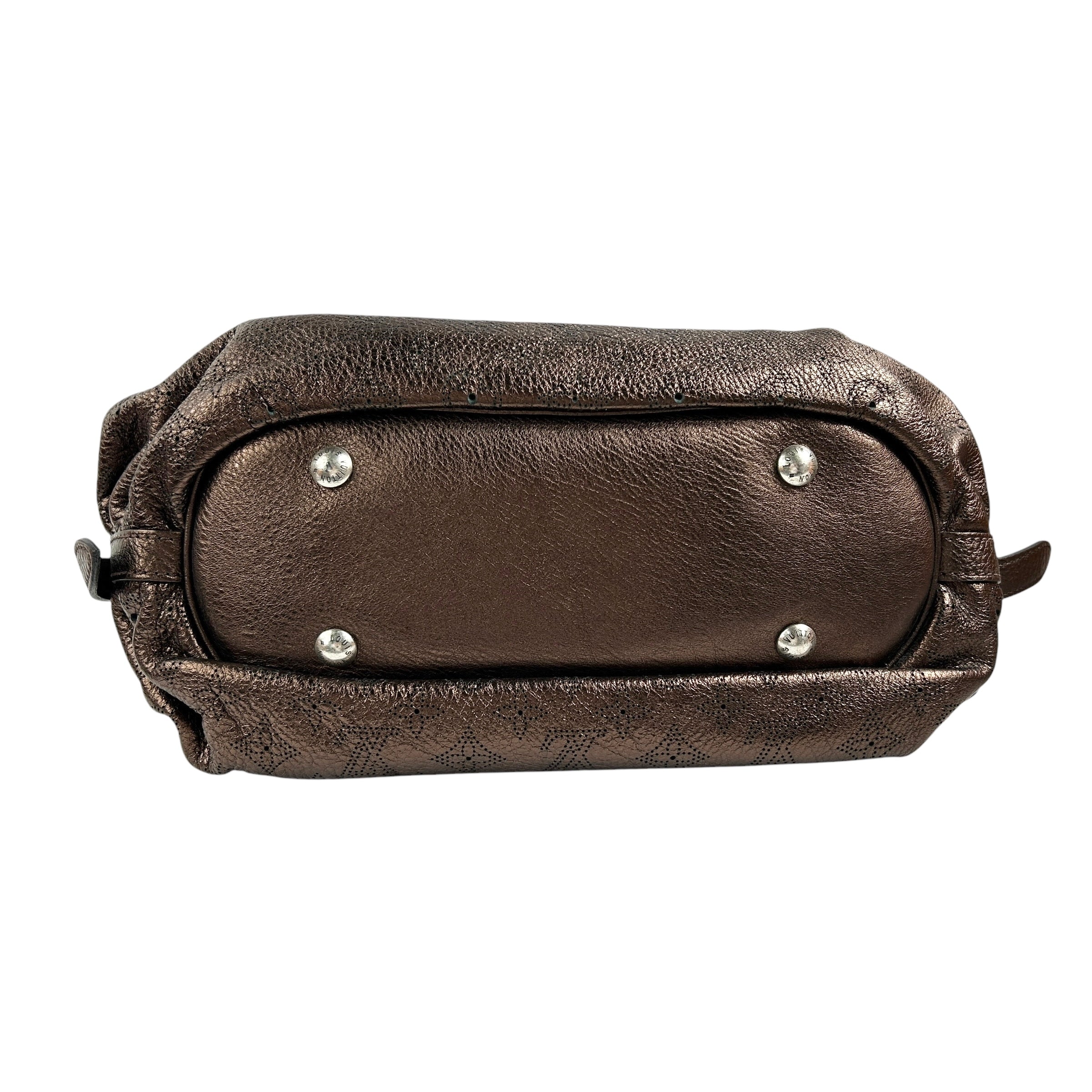 Metallic Mordore Monogram Mahina Leather XS Bag w/SHW