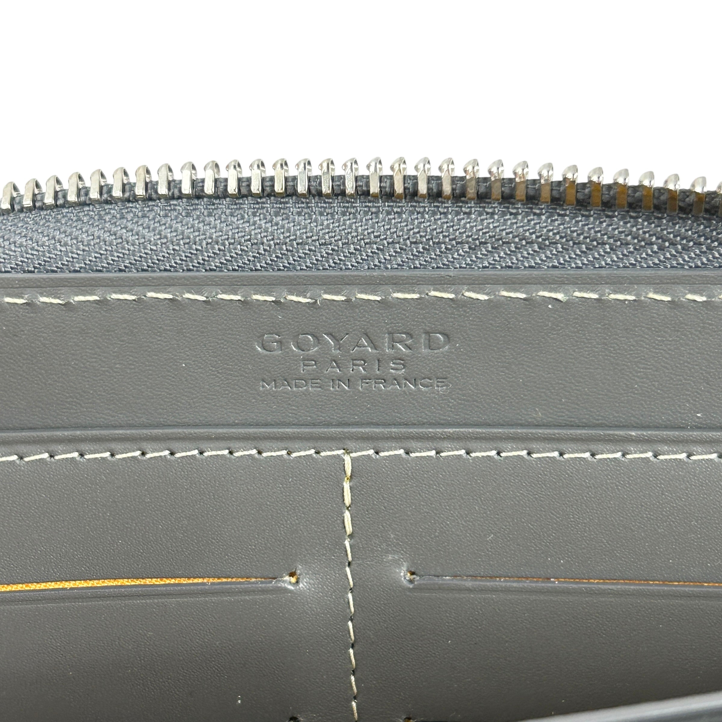 Grey Matignon GM Zippy Wallet w/SHW