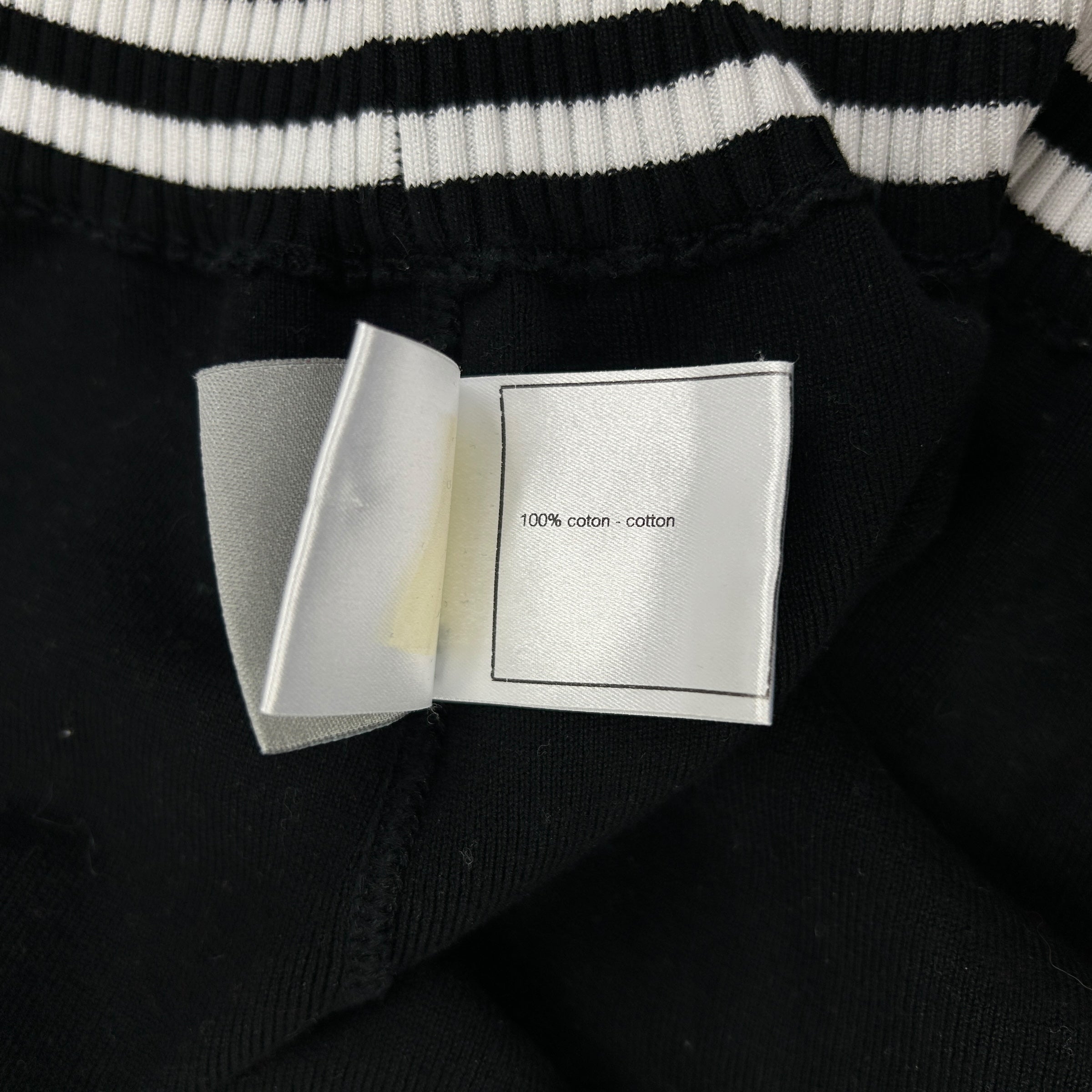 Vintage Black Cotton Hoodie w/CC logo w/SHW