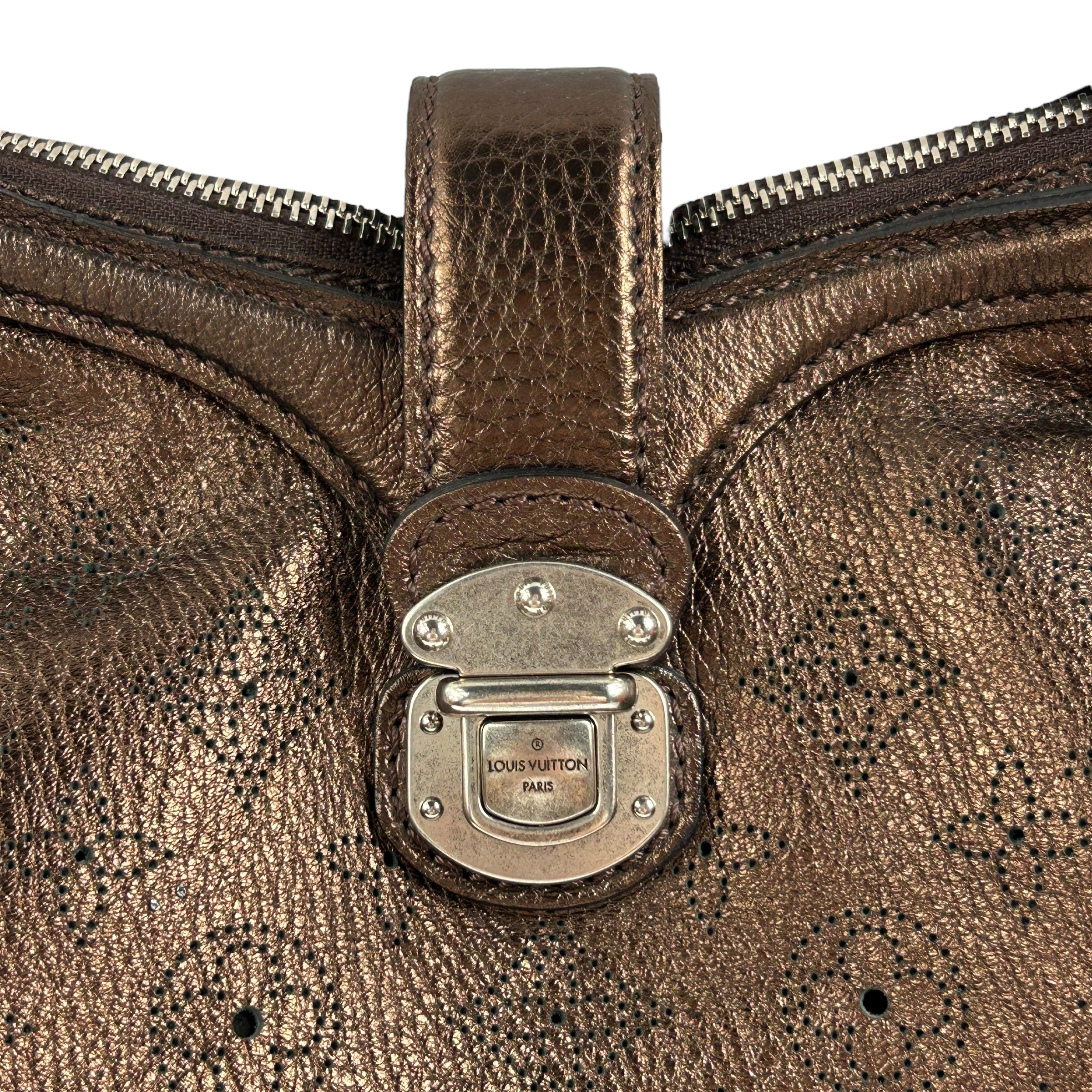 Metallic Mordore Monogram Mahina Leather XS Bag w/SHW