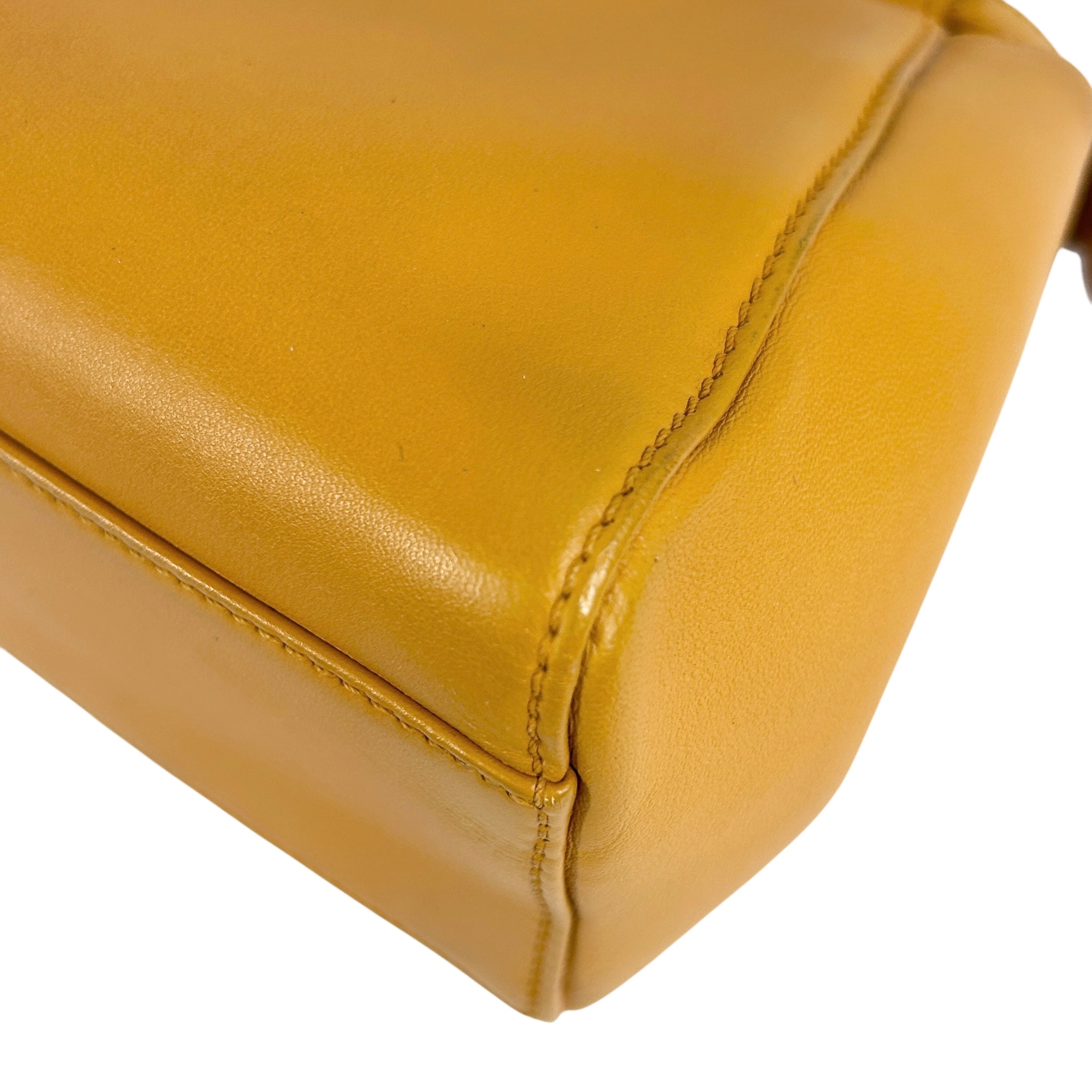 Mustard Yellow Nappa Mini Peekaboo w/SHW