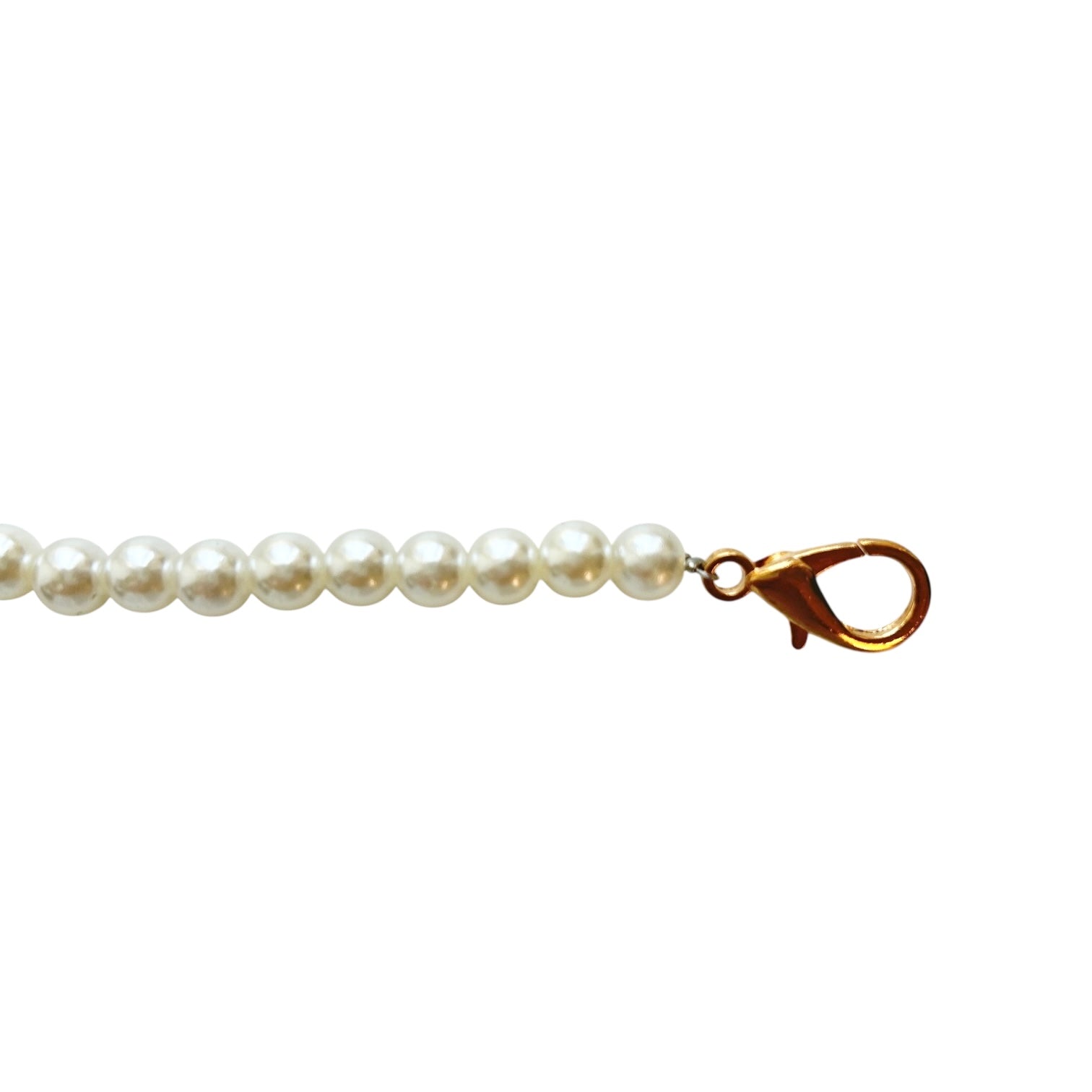 Pearl Crossbody Chain Strap w/GHW