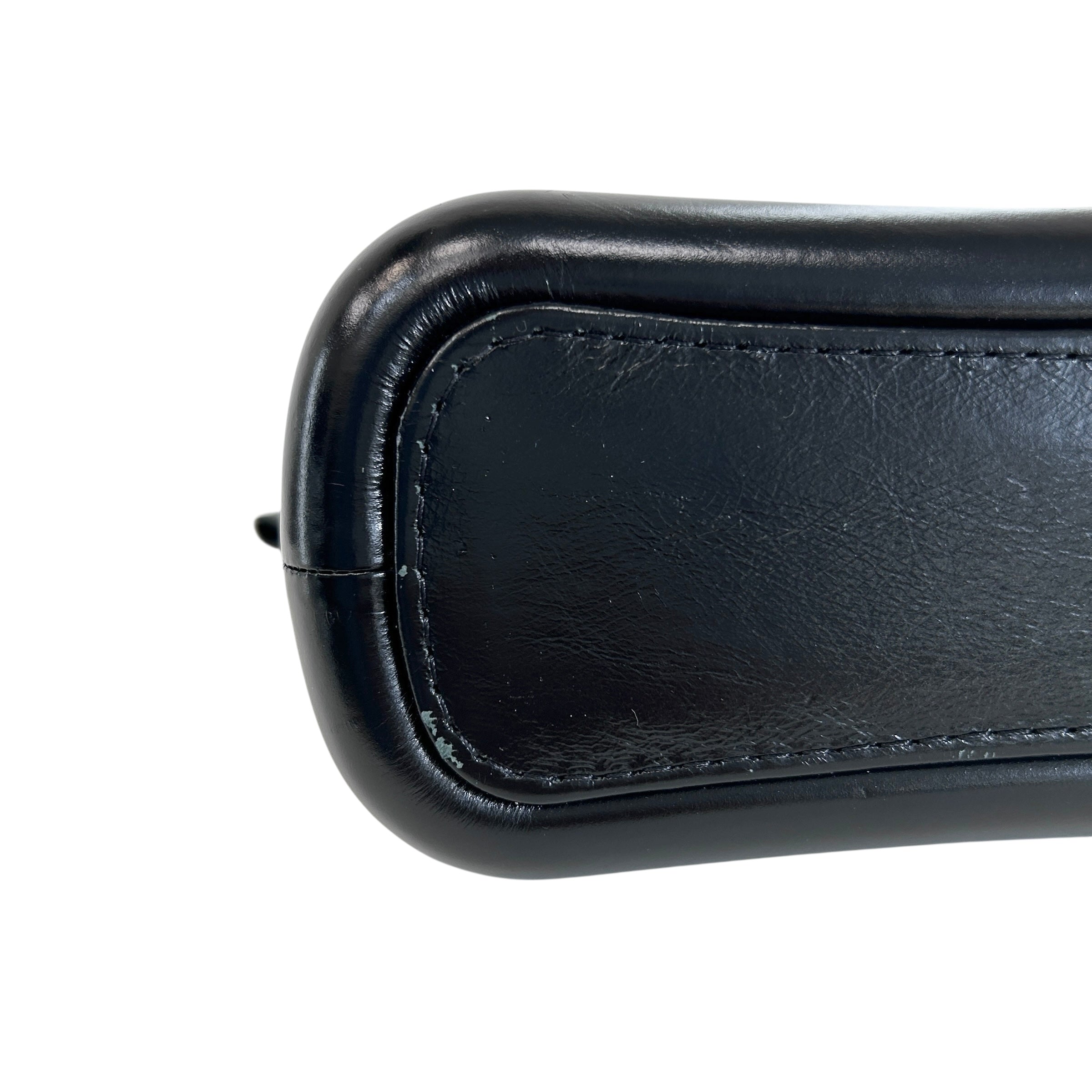 Blue Quilted Aged Calfskin Leather Small Gabrielle Hobo Bag w/GHW/SHW/RHW