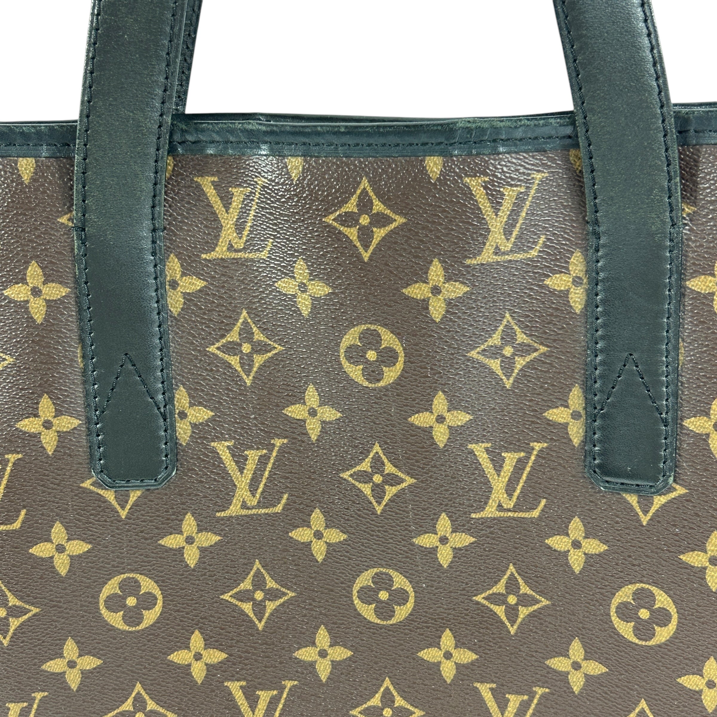 Monogram Coated Canvas Davis Tote