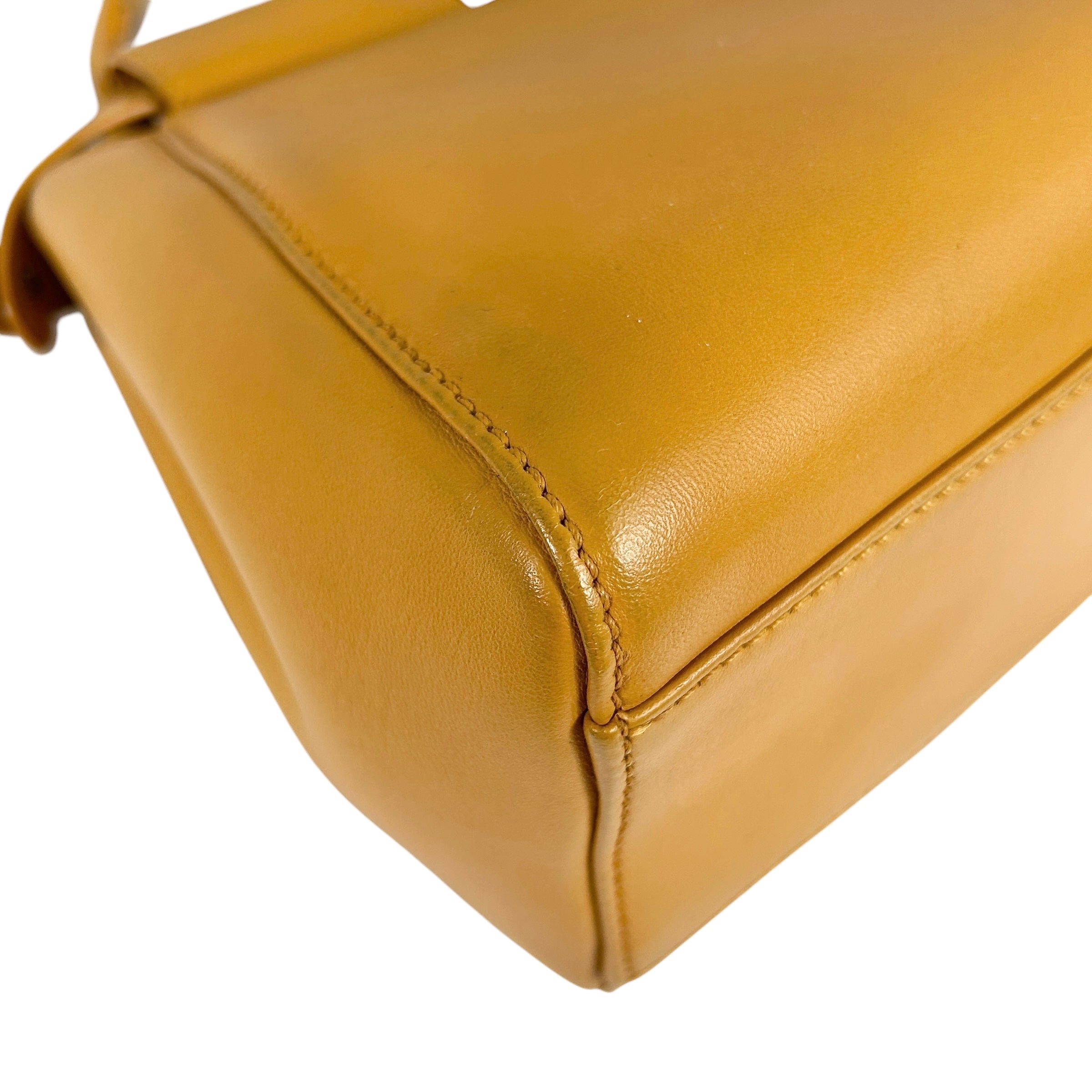 Mustard Yellow Nappa Mini Peekaboo w/SHW