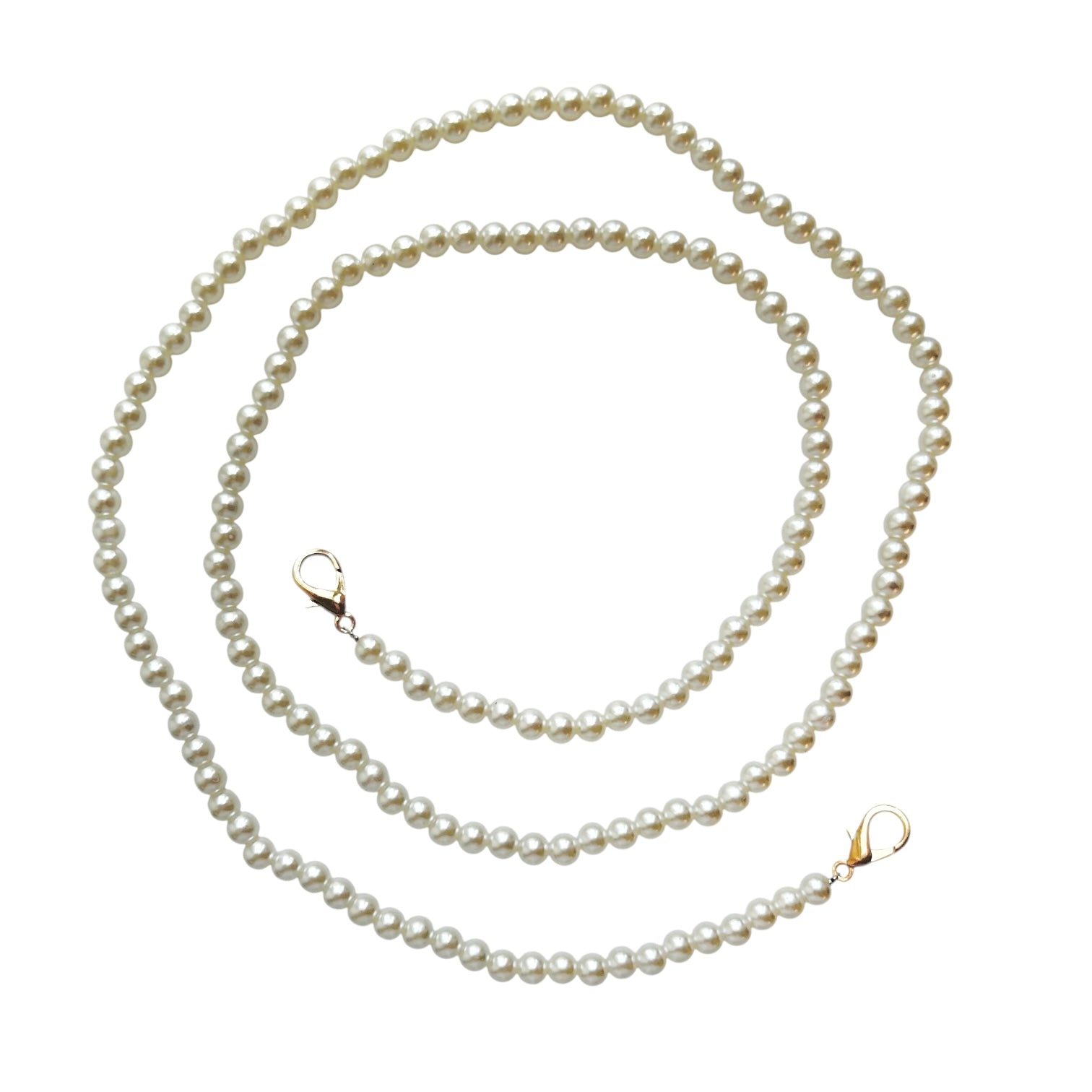 Pearl Crossbody Chain Strap w/GHW