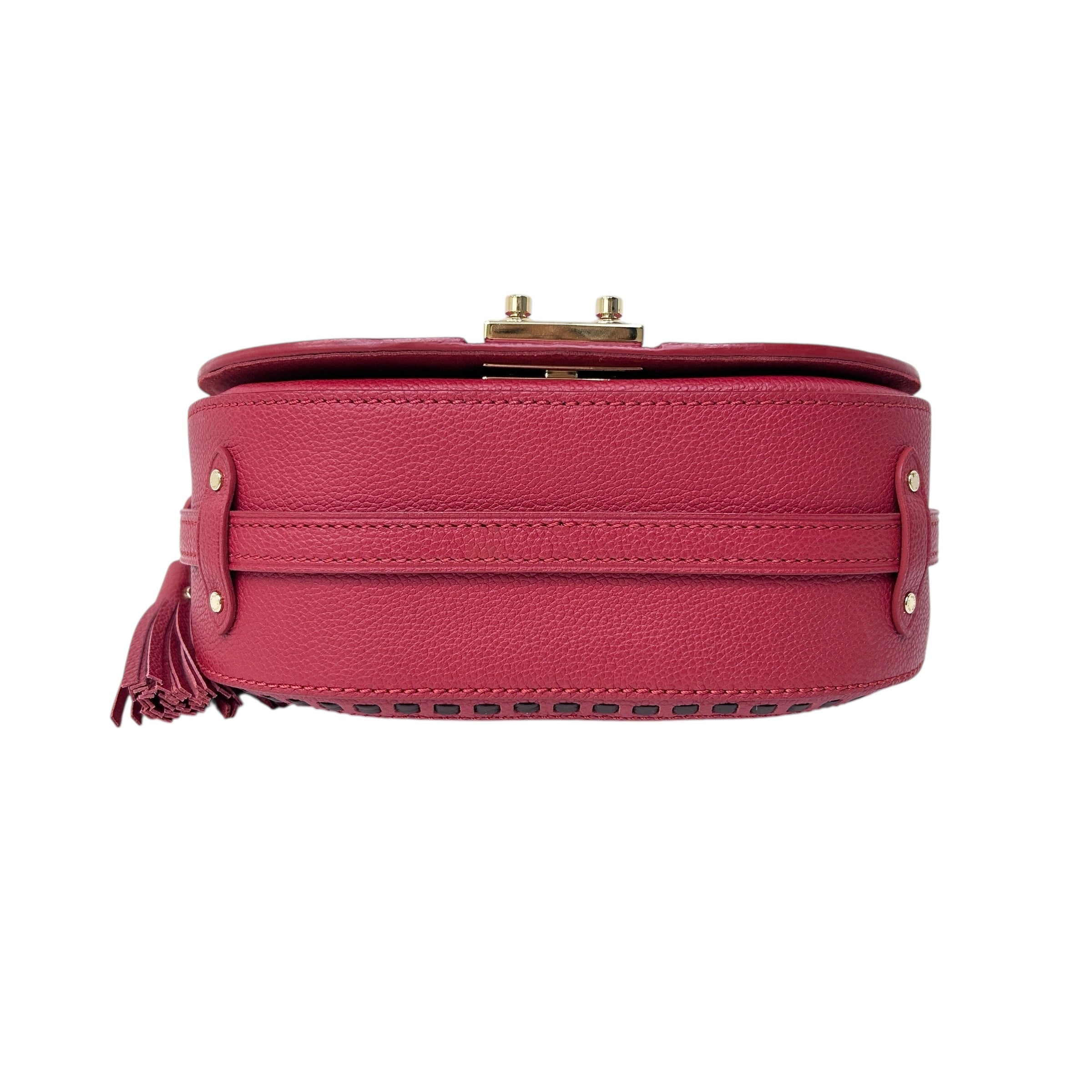 Red Monogram Empreinte Leather Junot Bag w/GHW
