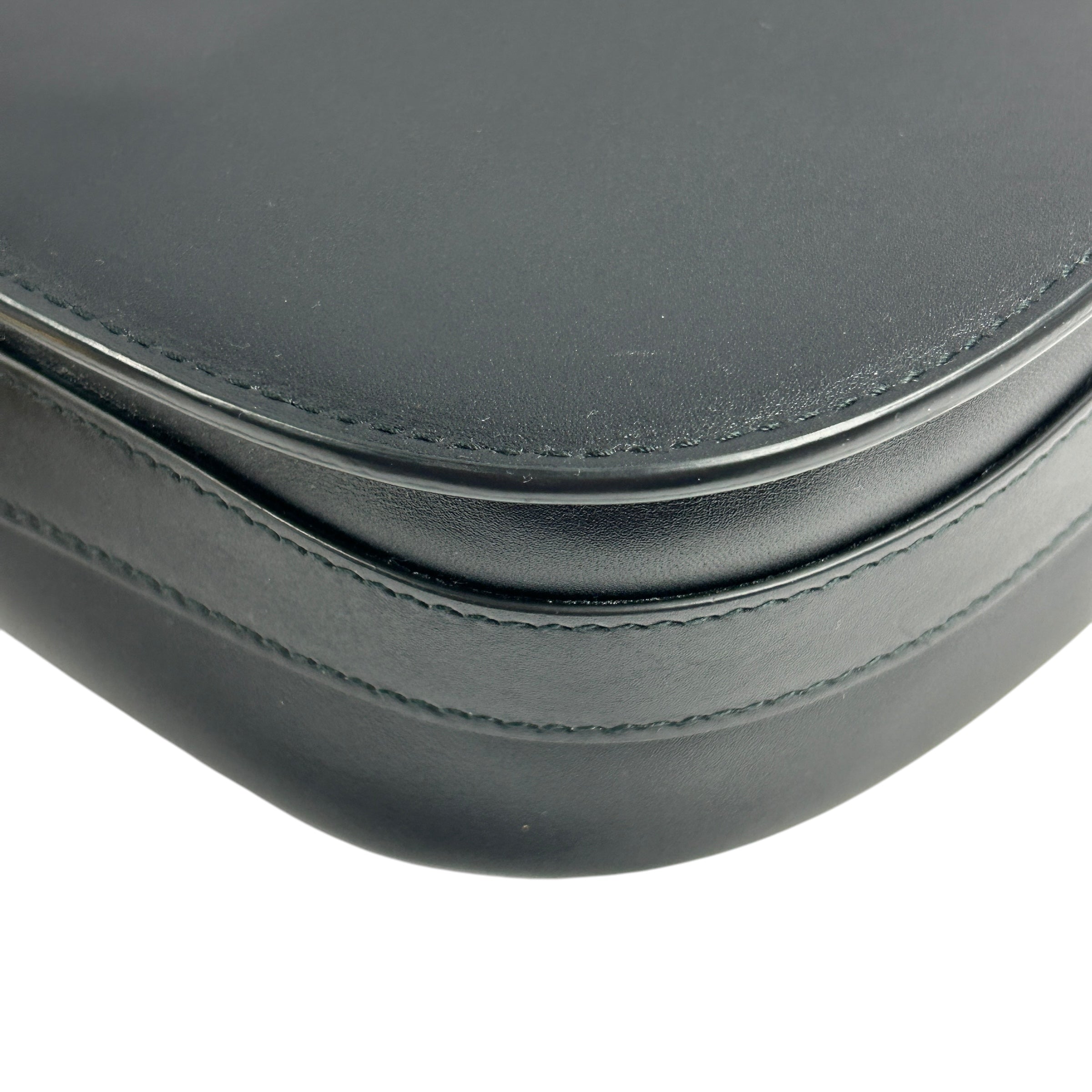 Black Calfskin Leather Medium Bobby Bag w/GHW