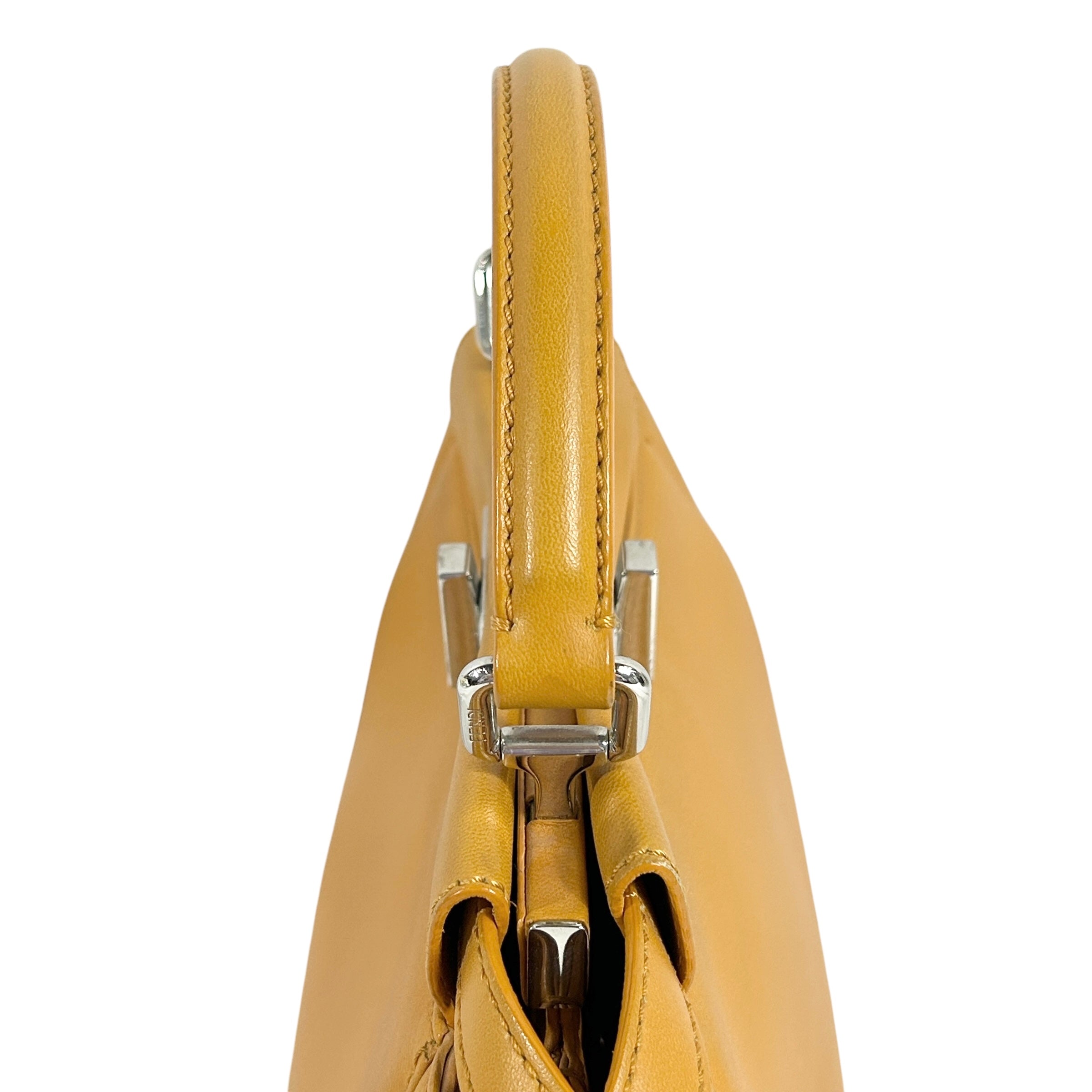 Mustard Yellow Nappa Mini Peekaboo w/SHW