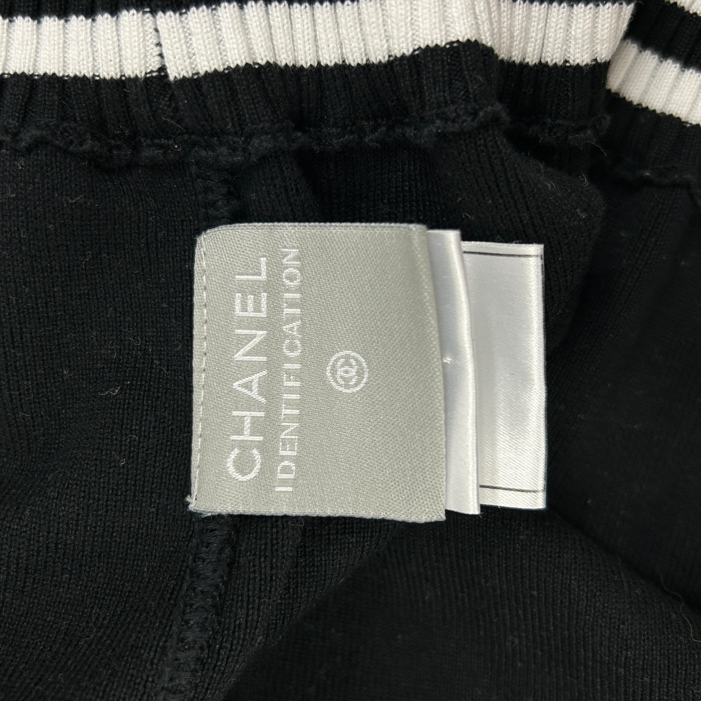 Vintage Black Cotton Hoodie w/CC logo w/SHW