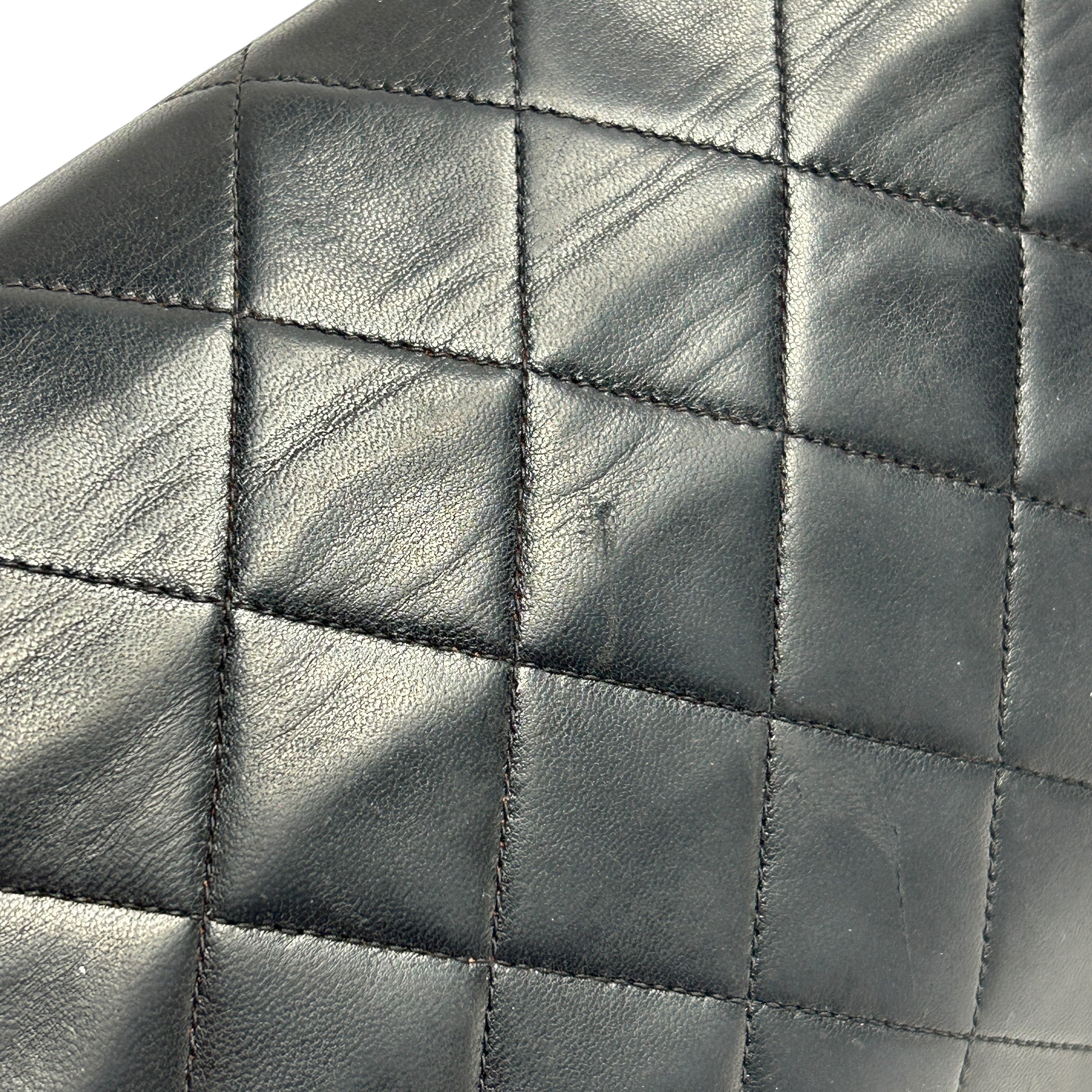 Vintage Lambskin Chocolate Brown Medium Diana Flap w/GHW
