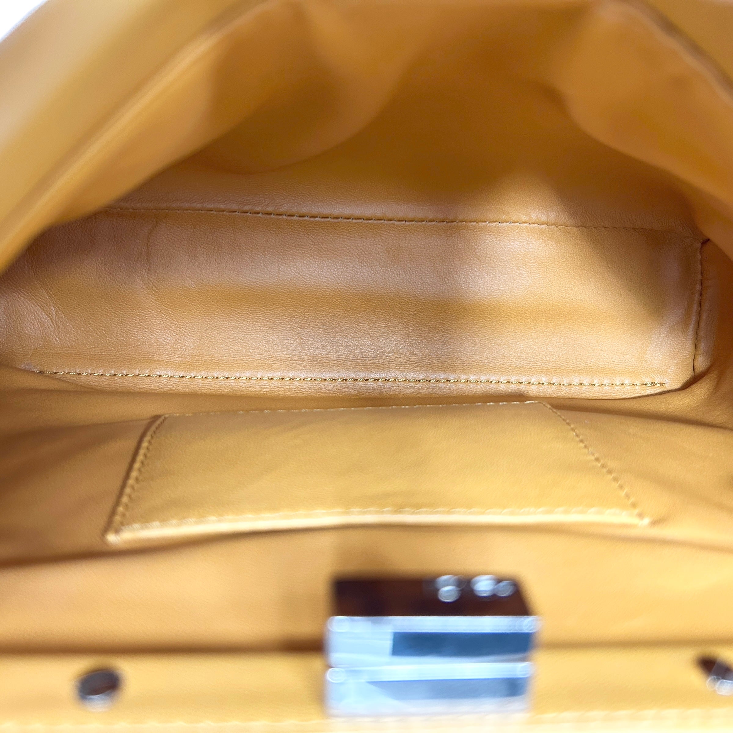 Mustard Yellow Nappa Mini Peekaboo w/SHW