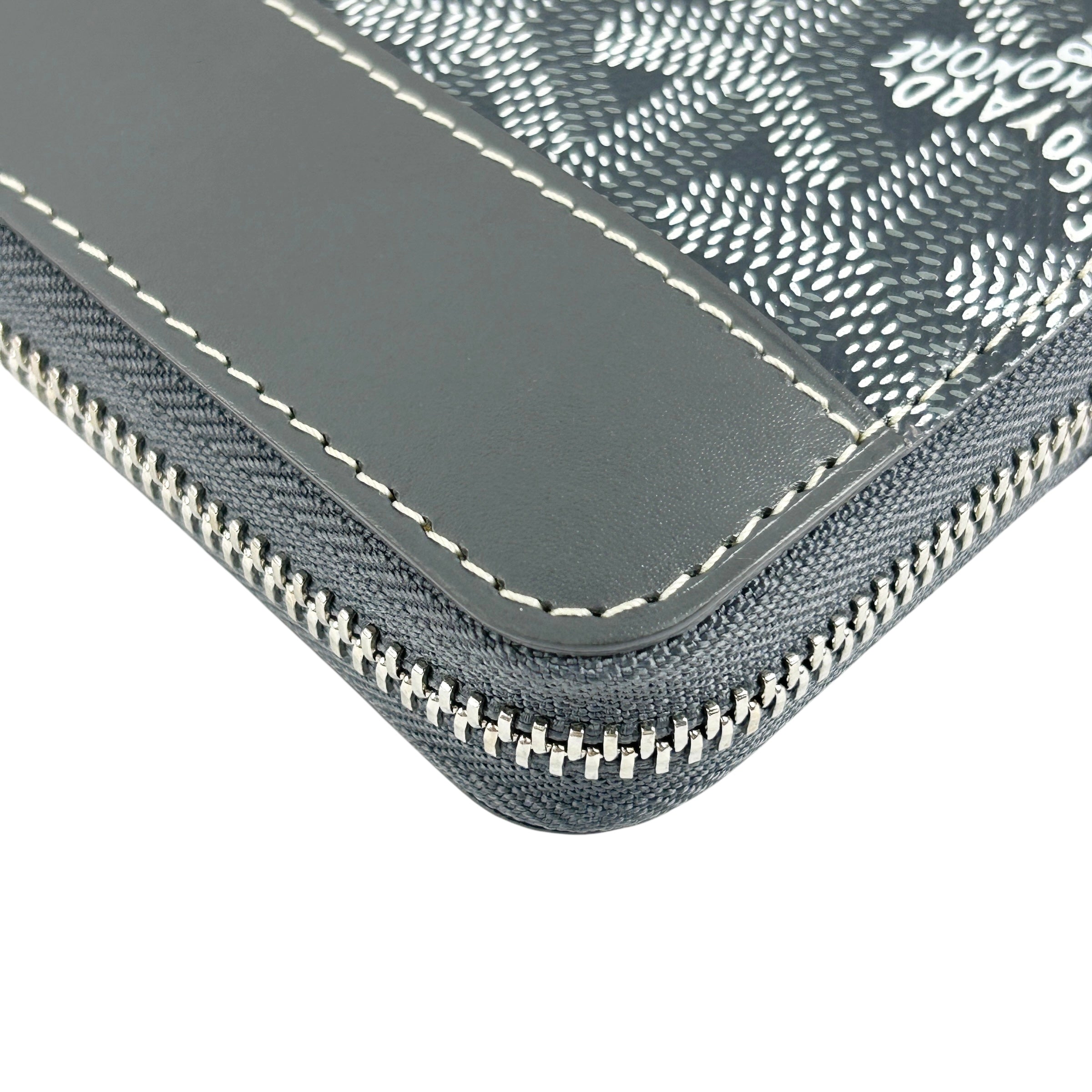 Grey Matignon GM Zippy Wallet w/SHW