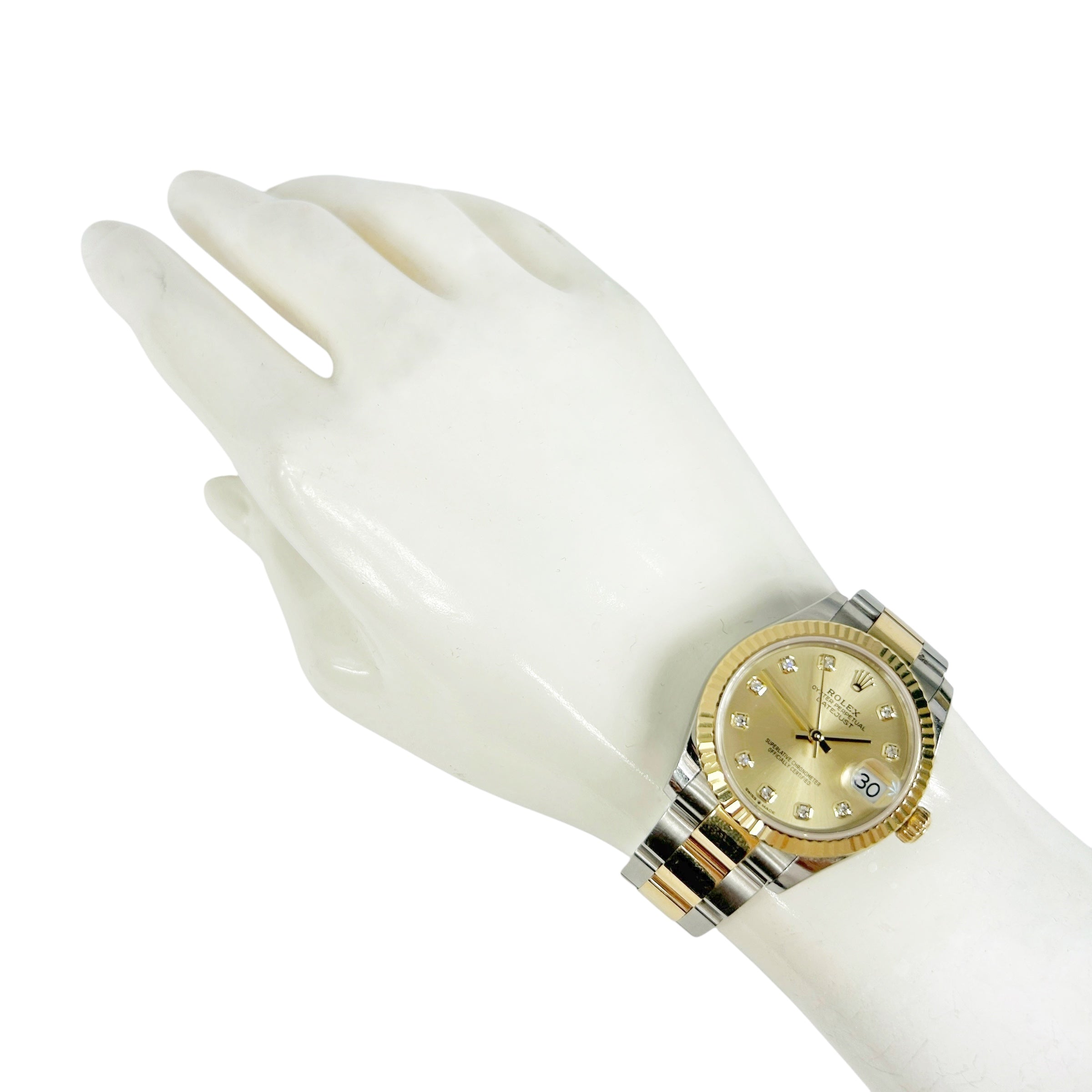 Datejust Stainless Steel and Yellow Gold Ladies Watch