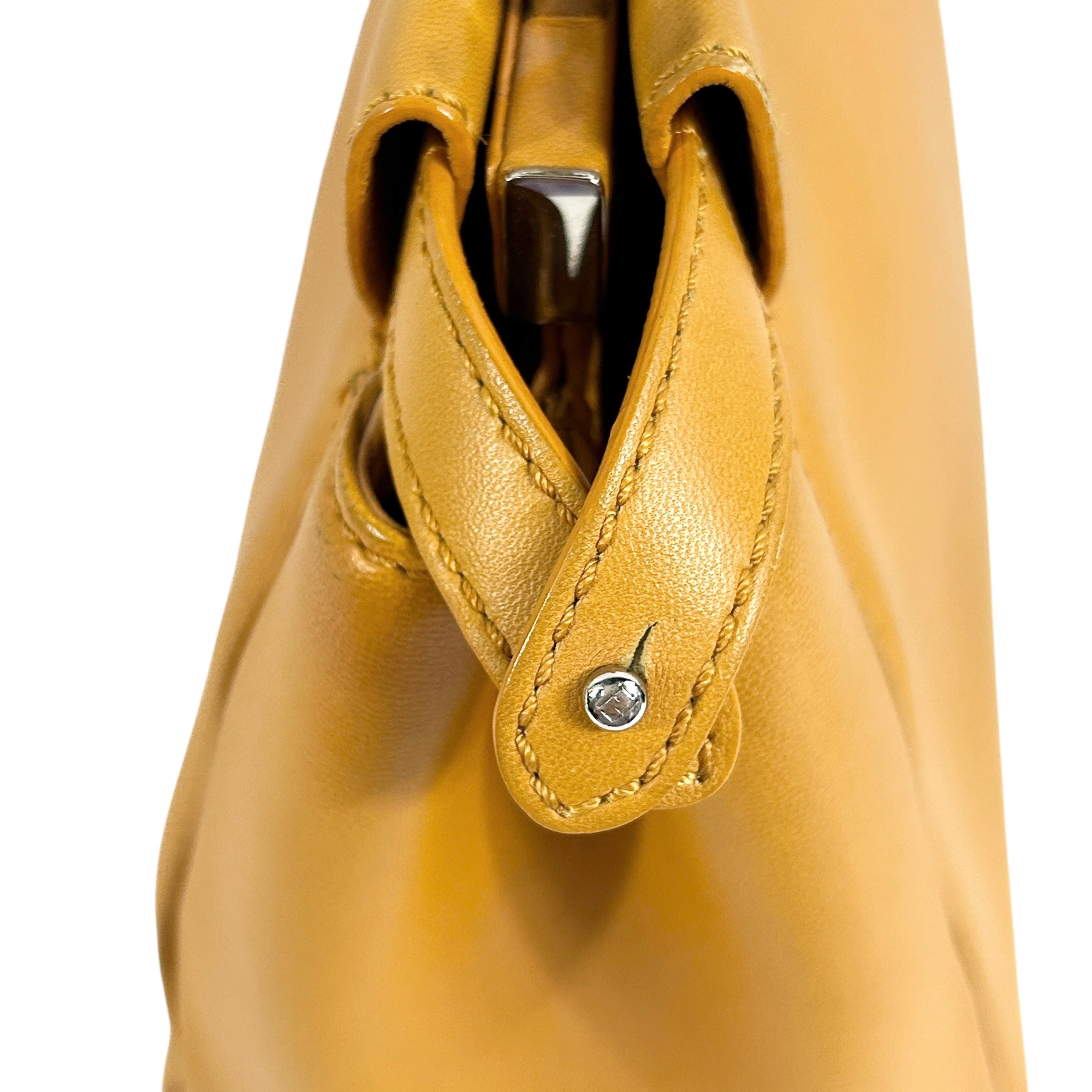 Mustard Yellow Nappa Mini Peekaboo w/SHW