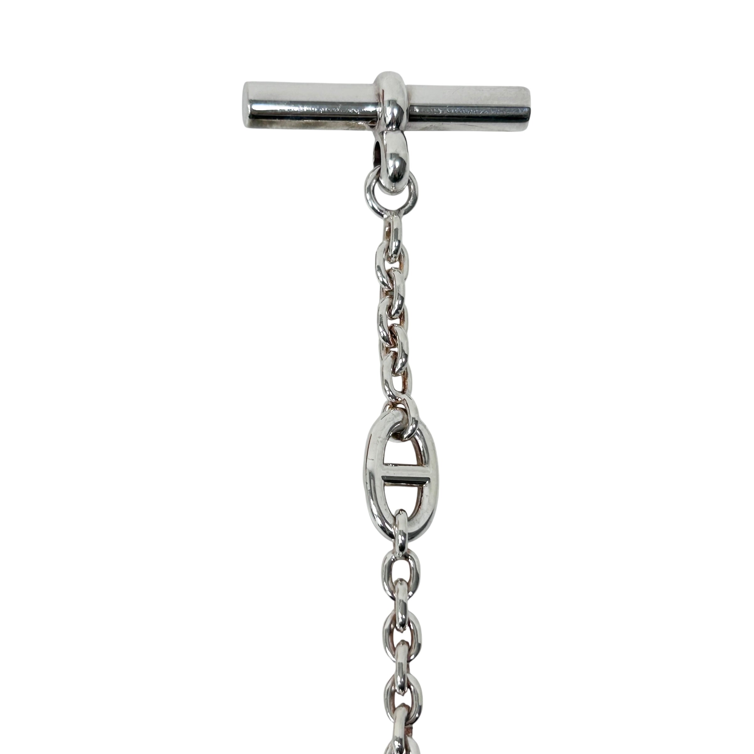 Sterling Silver Farandole Chain Link Toggle Bracelet