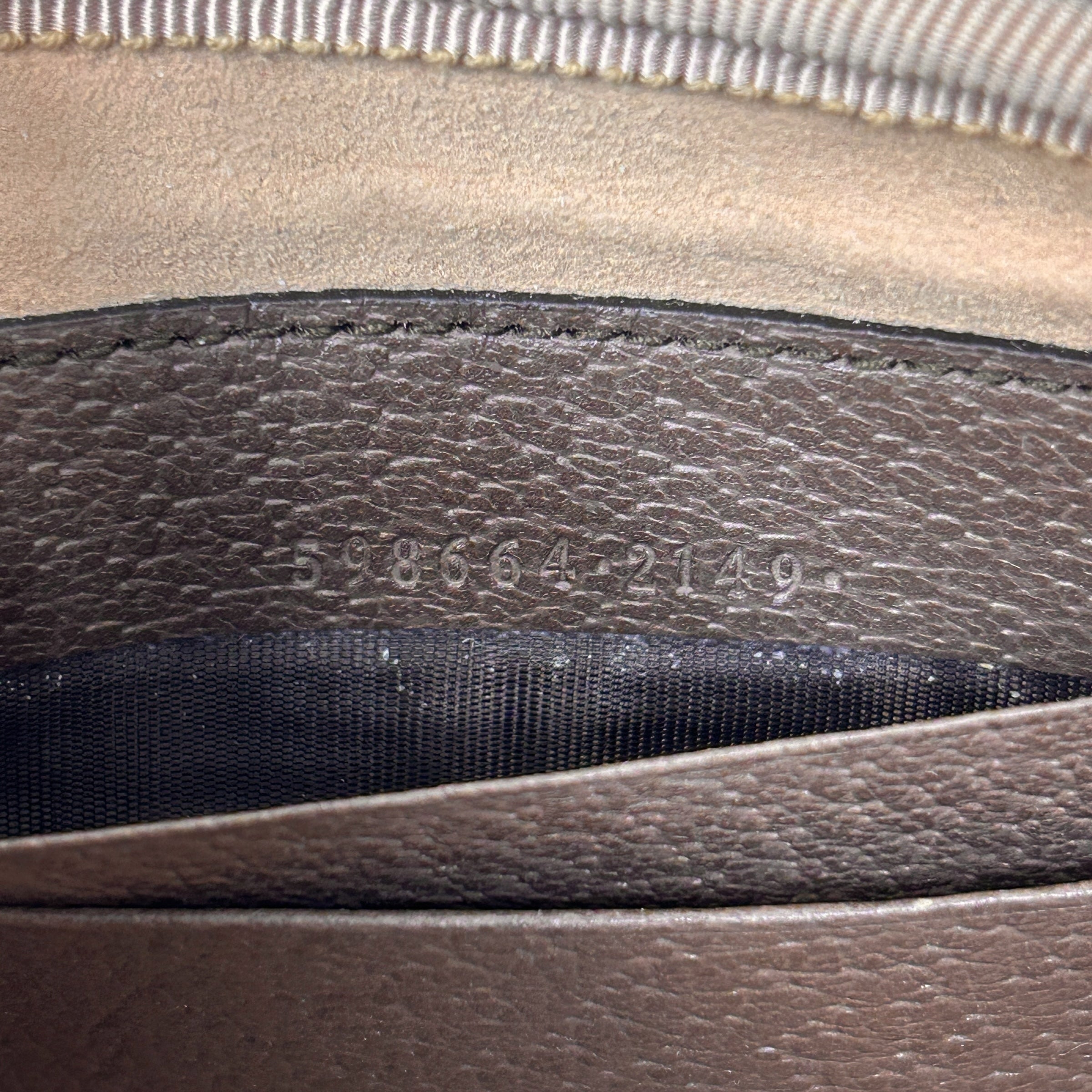 Beige/Ebony Supreme GG Coated Canvas Vintage Web Ophidia Mini Crossbody Bag w/GHW