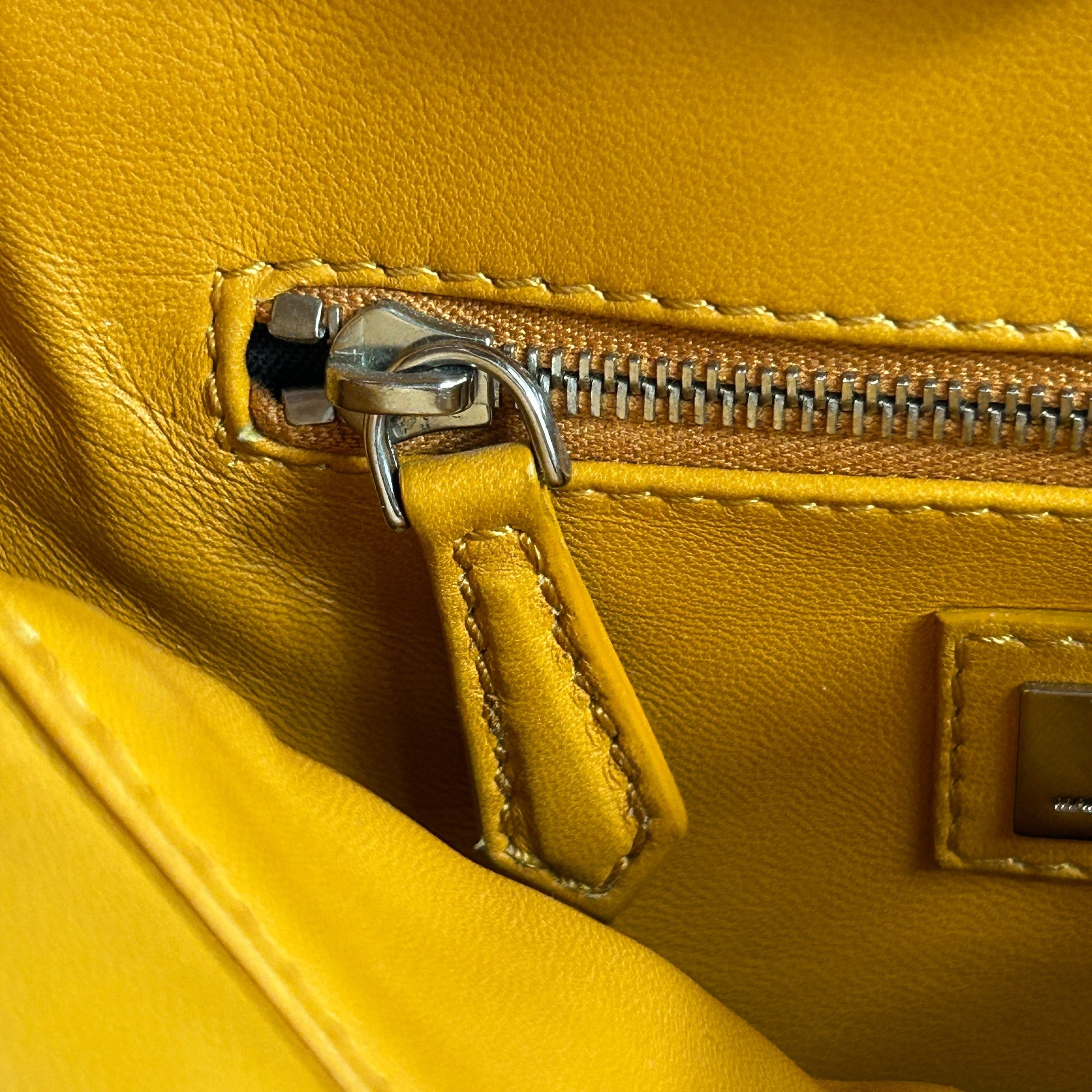 Mustard Yellow Nappa Mini Peekaboo w/SHW