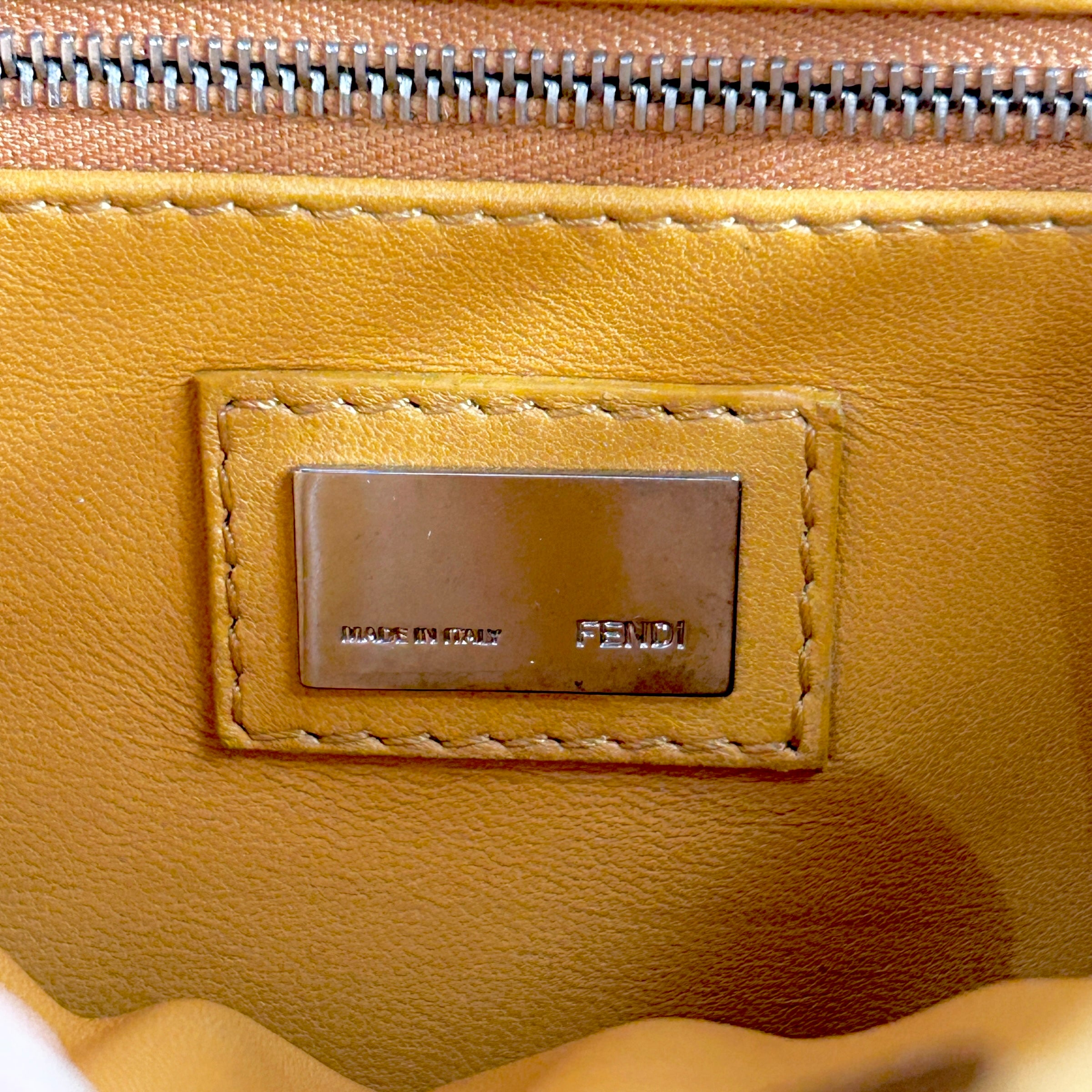 Mustard Yellow Nappa Mini Peekaboo w/SHW