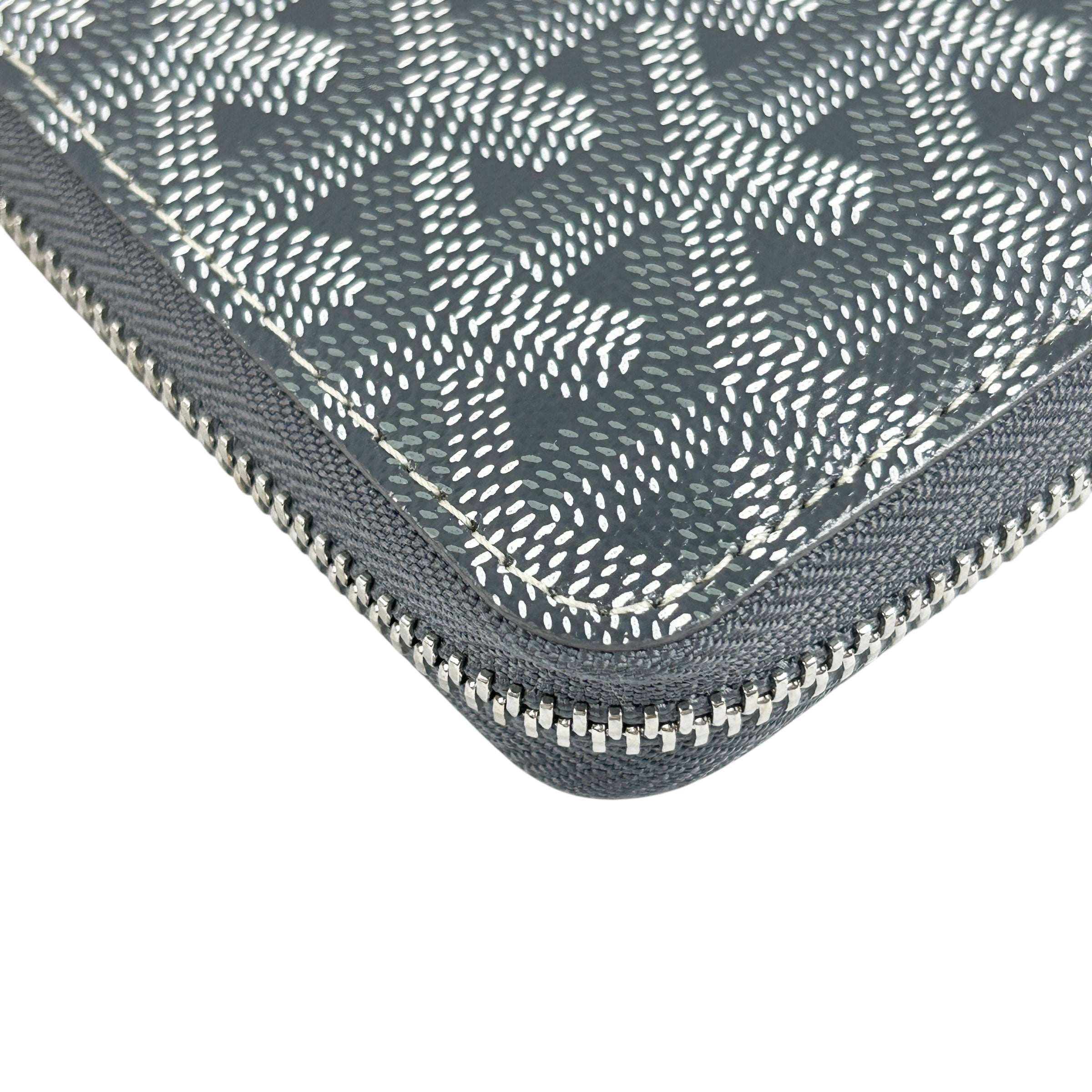 Grey Matignon GM Zippy Wallet w/SHW