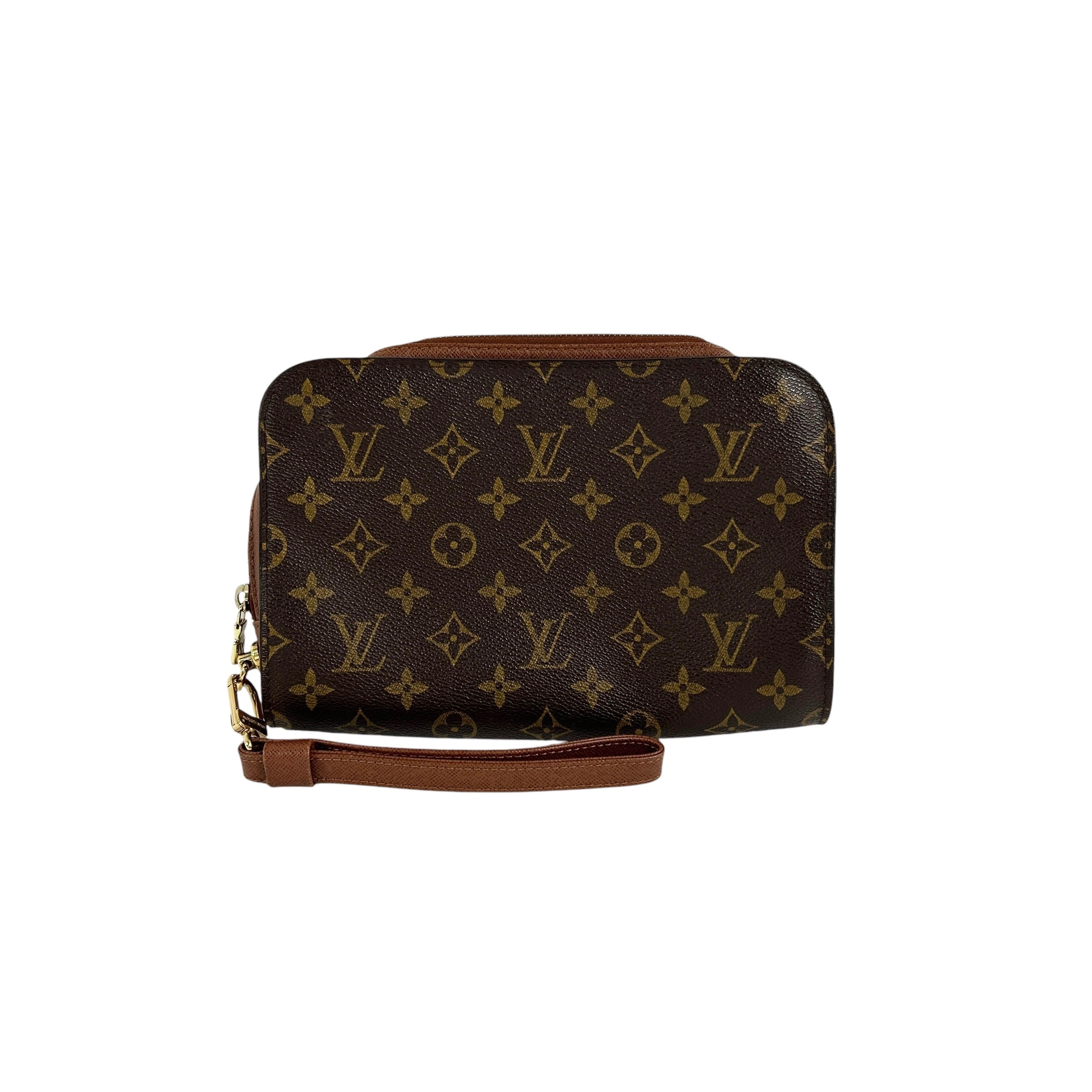 Vintage Monogram Canvas Pochette Orsay Clutch Bag w/GHW