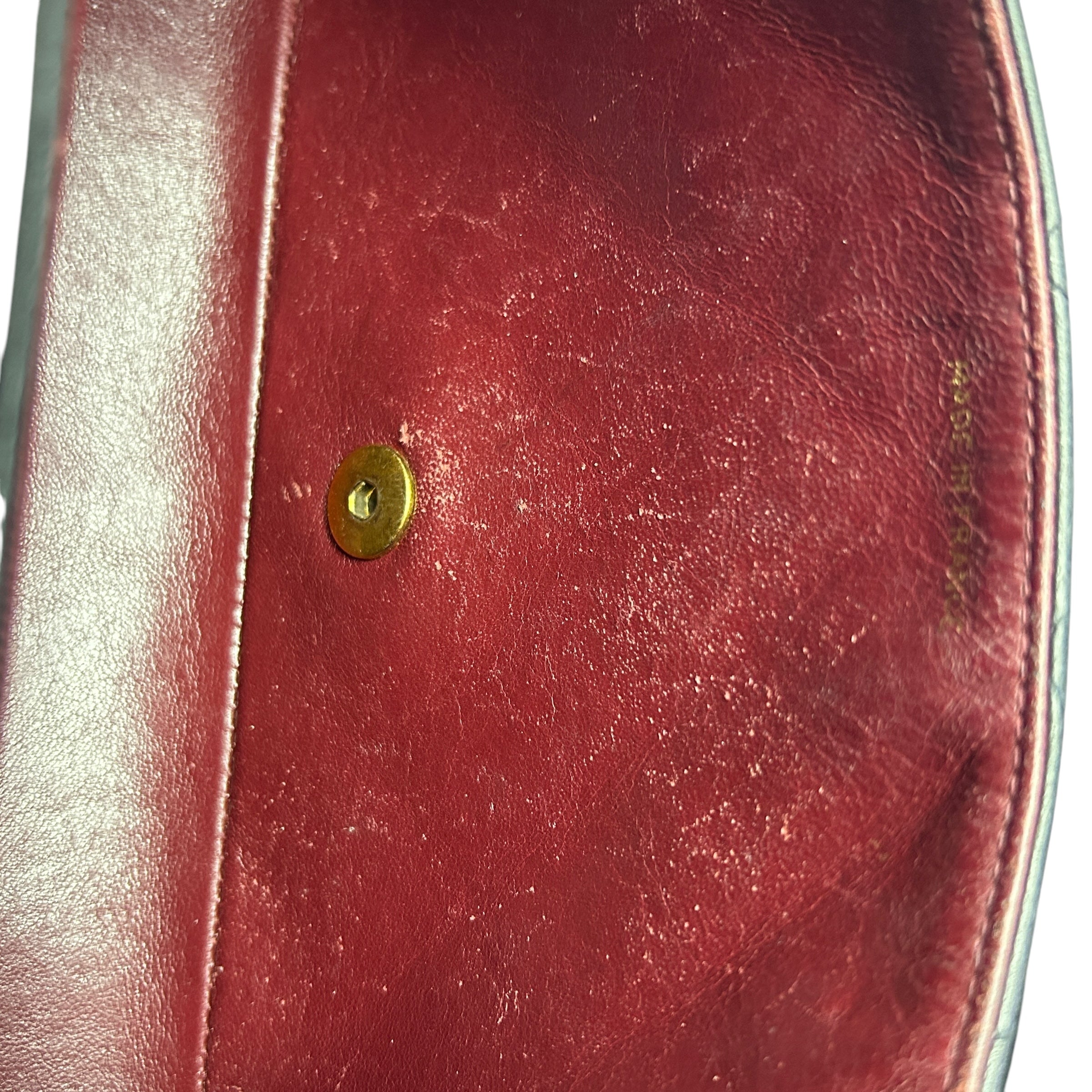 Vintage Lambskin Chocolate Brown Medium Diana Flap w/GHW