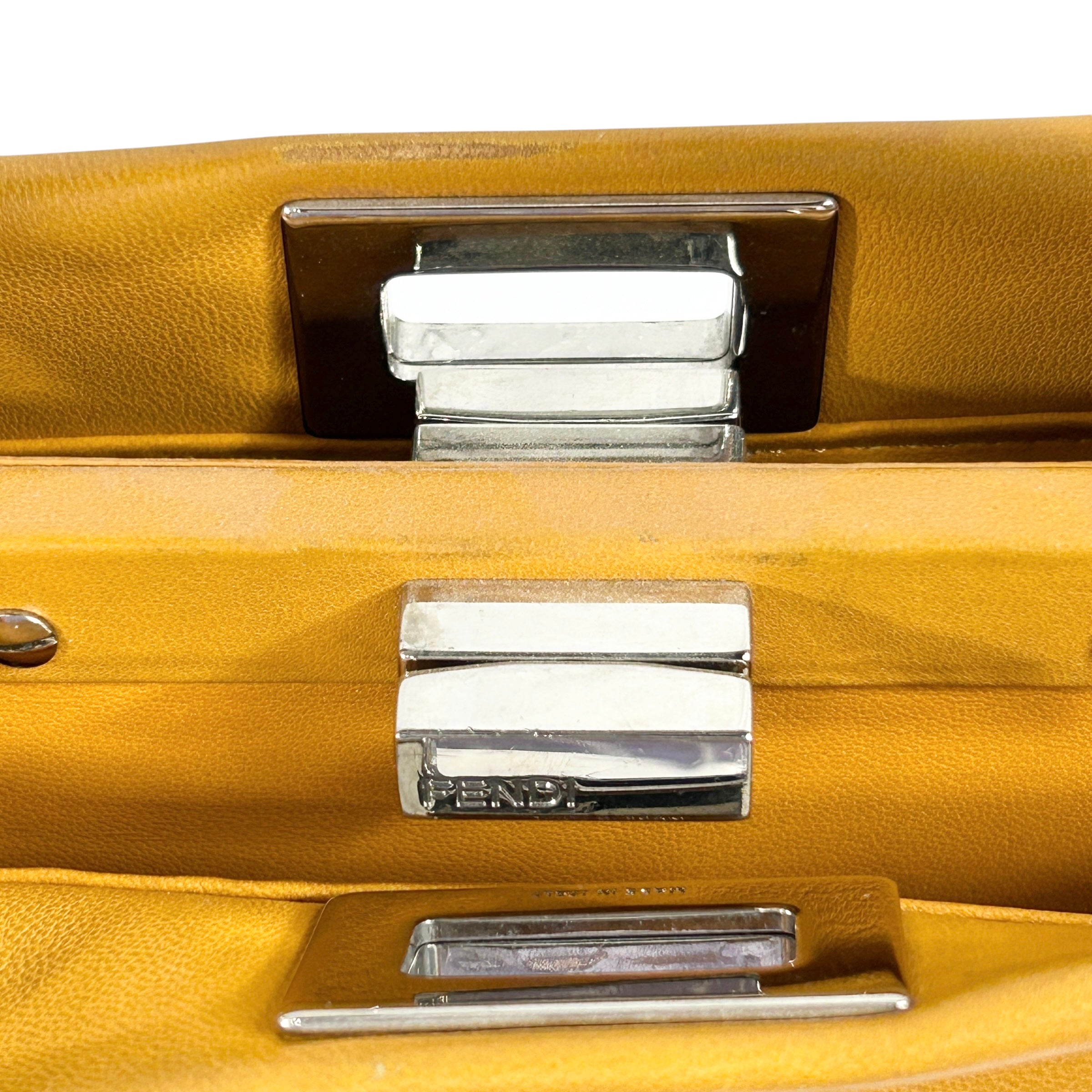 Mustard Yellow Nappa Mini Peekaboo w/SHW